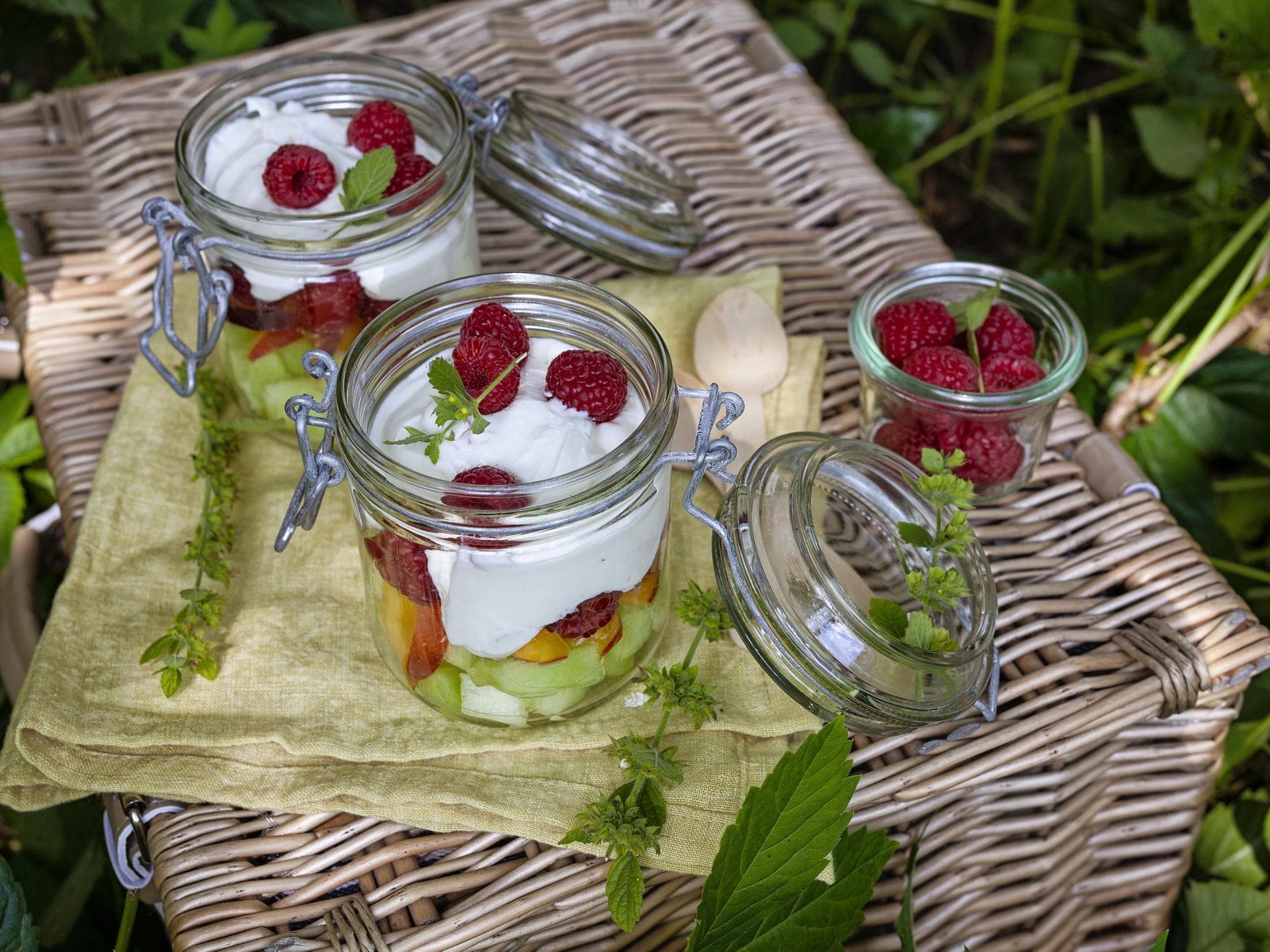Süßer Schichtsalat 