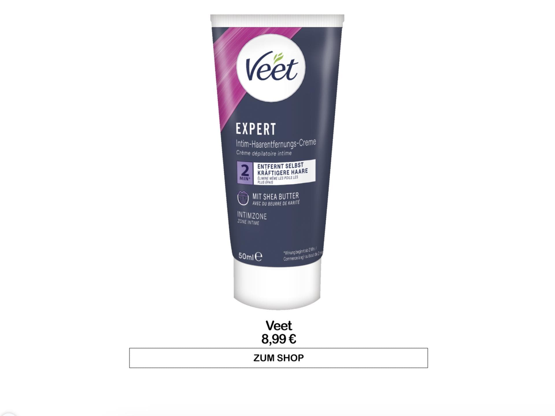 Veet Enthaarungscreme für den Intimbereich