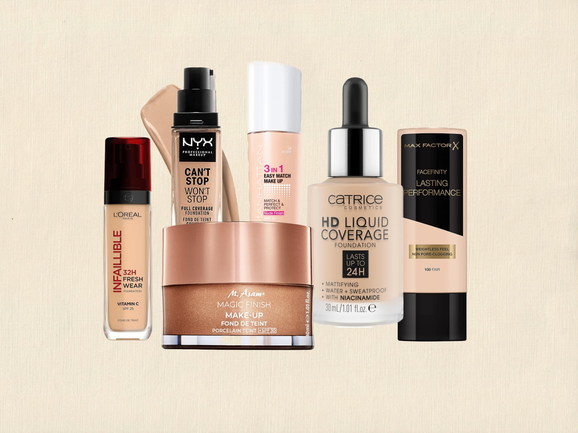 Die besten Make-ups aus der Drogerie
