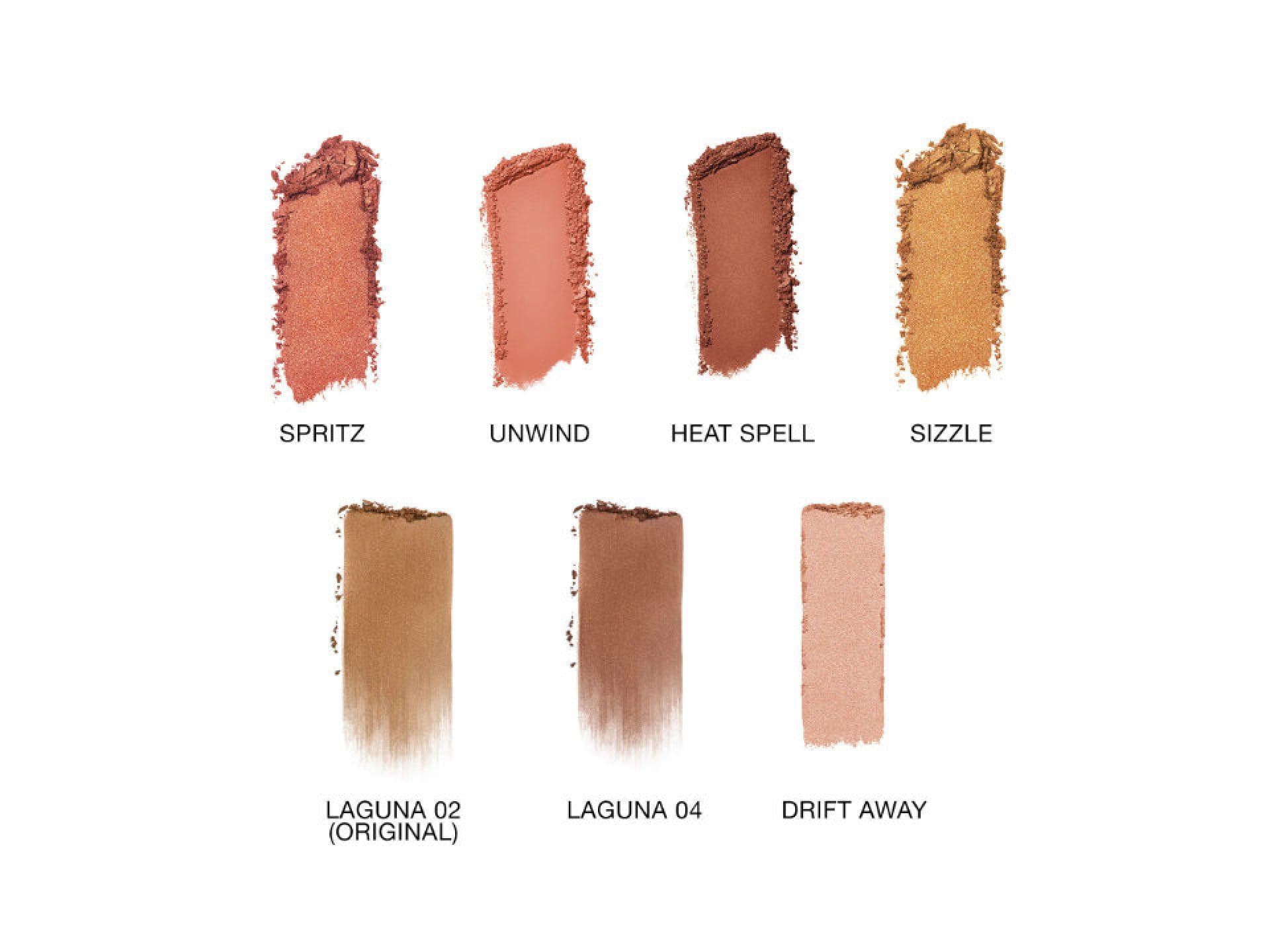 Farben der Lidschattenpalette von Nars Farben der Lidschattenpalette von Nars