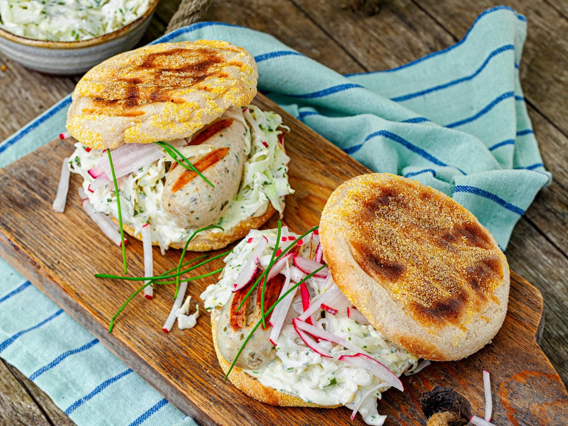 Weißwurst-Burger 