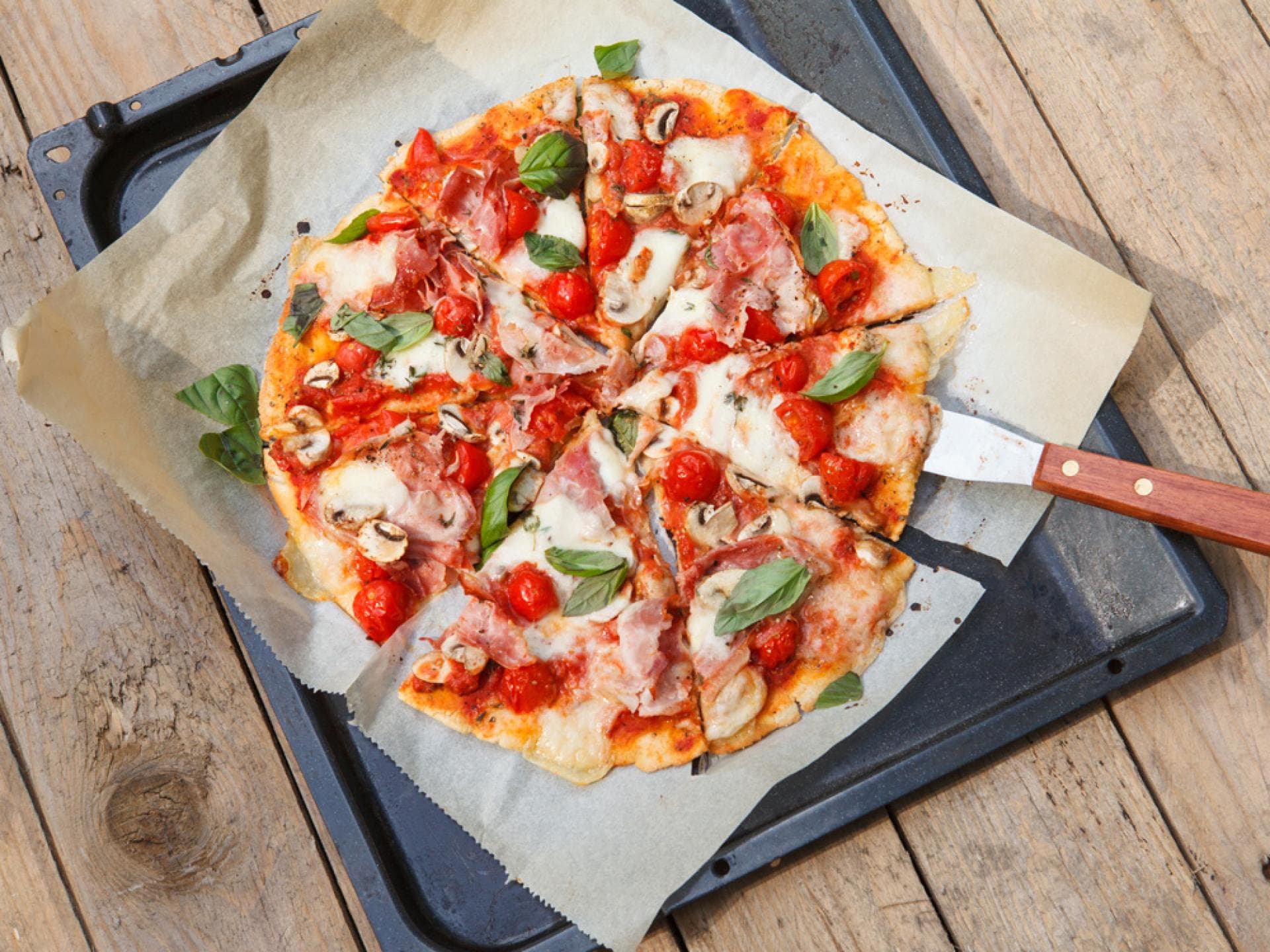 Haferflocken-Pizza
