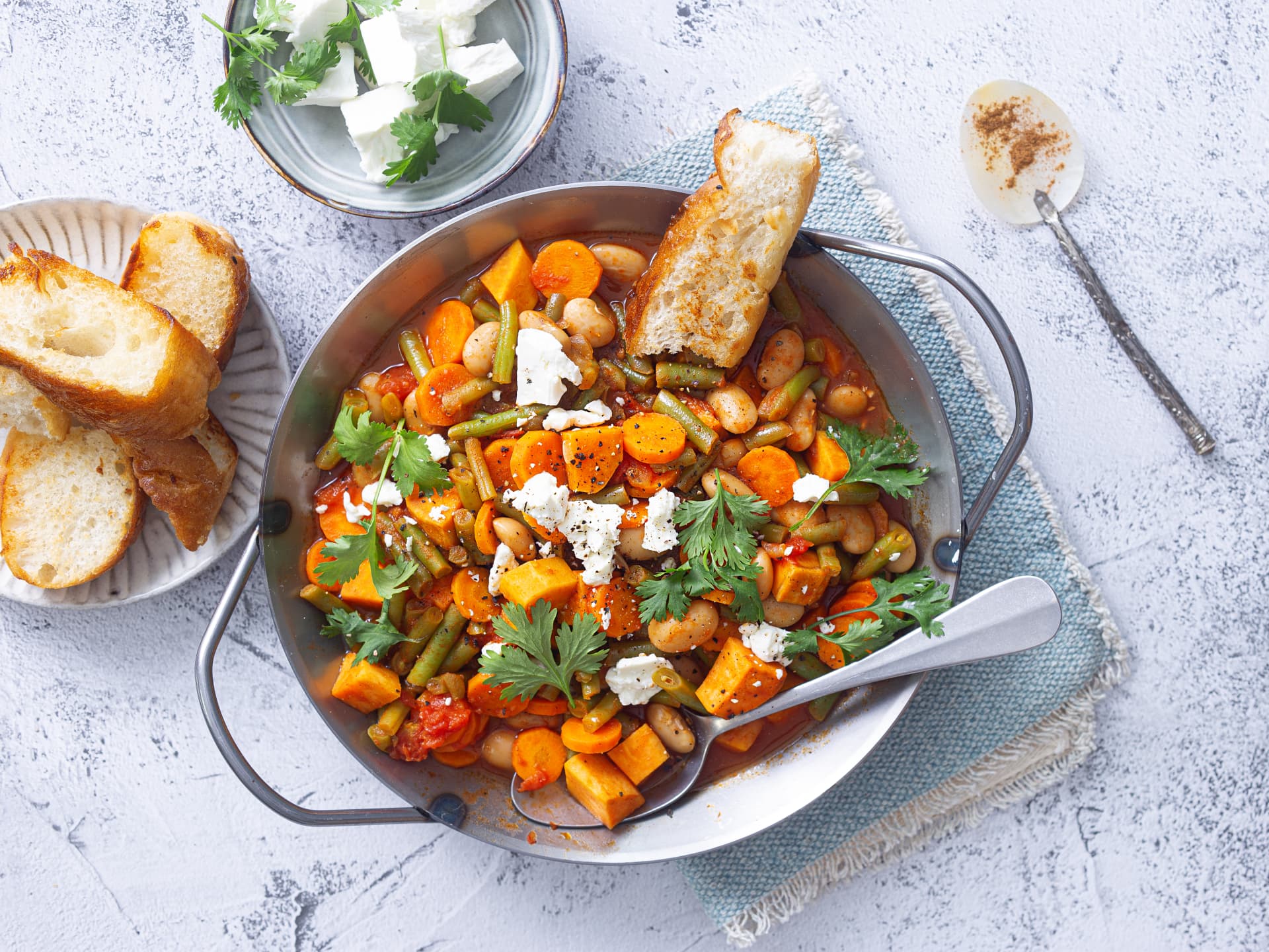 Rezept für One-Pot-Bohnen One-Pot-Bohnen mit Gemüse