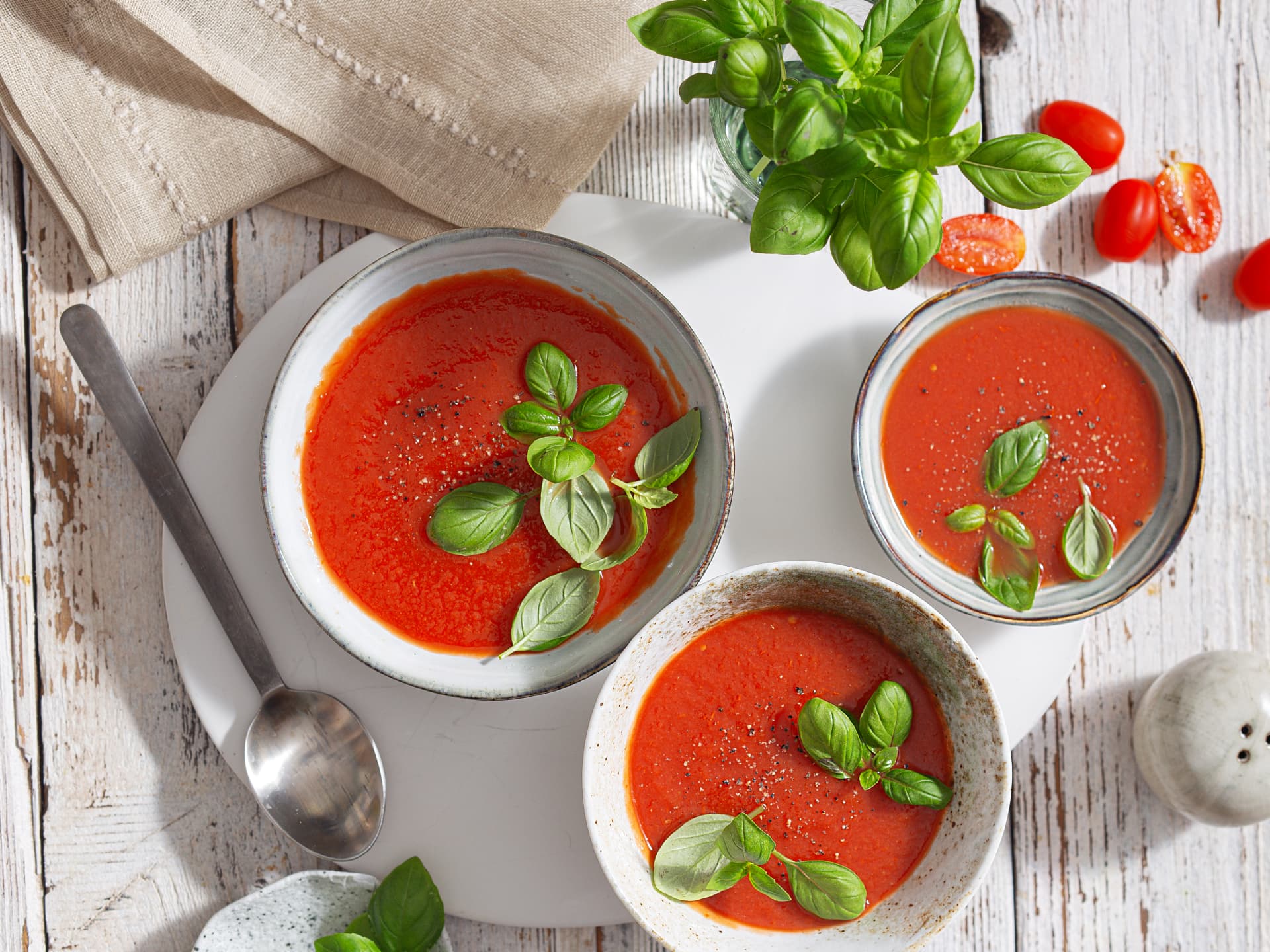 One-Pot-Gerichte fürs Camping - One-Pot-Tomatensuppe