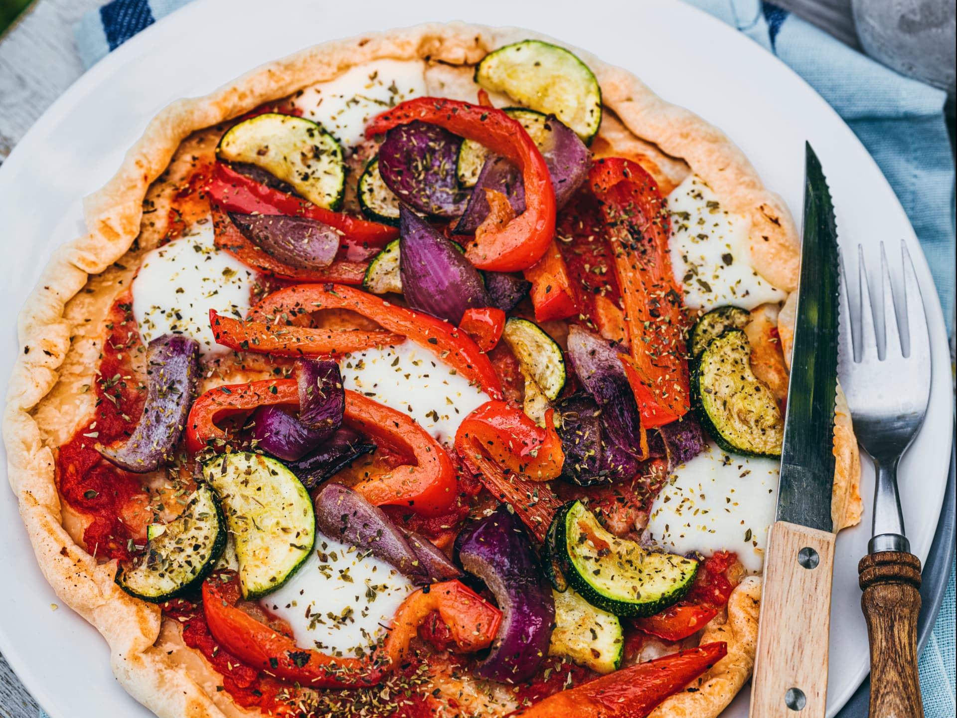 Pizza vom Grill