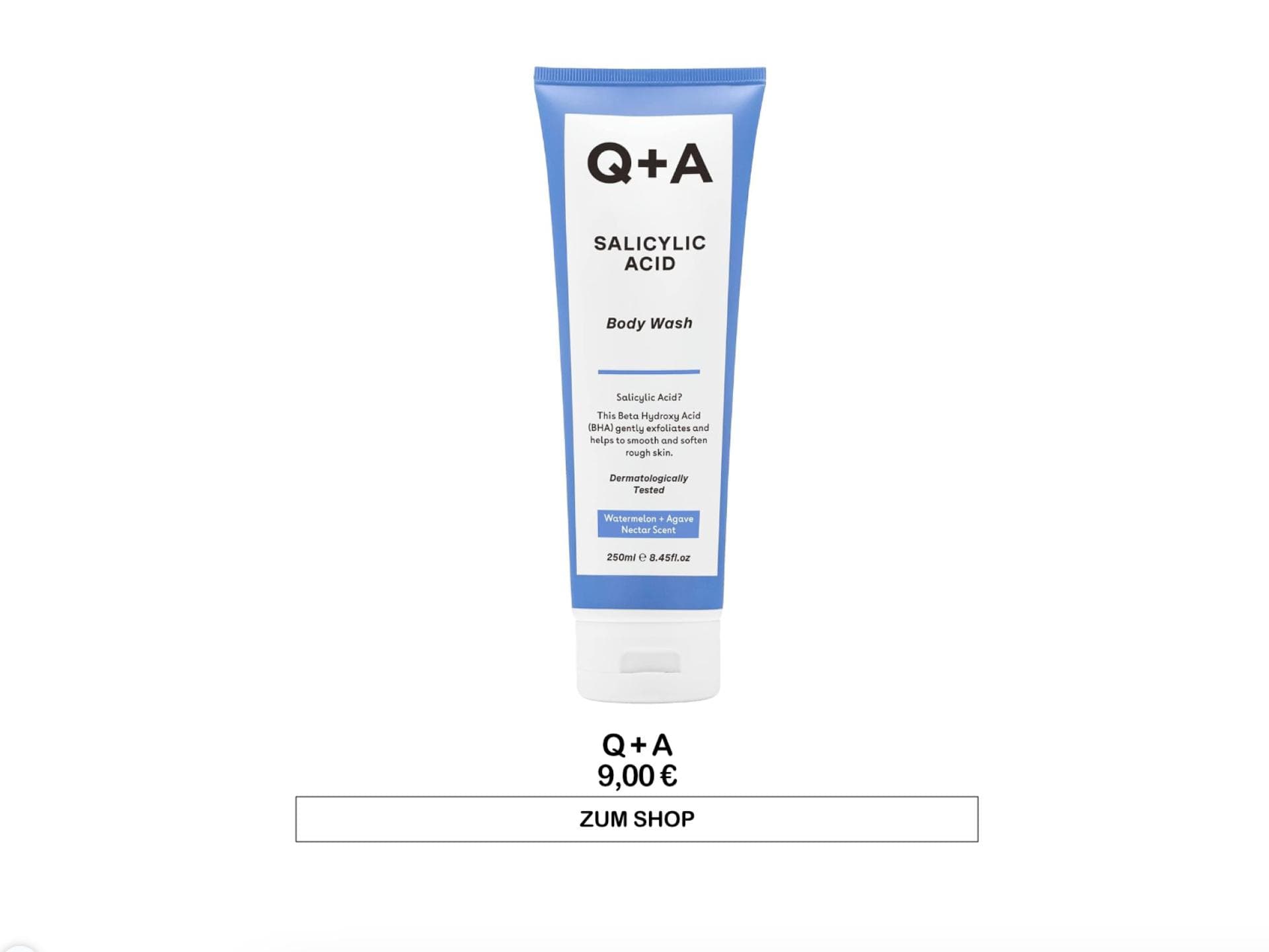 Q + A Salicylic Acid Body Wash
