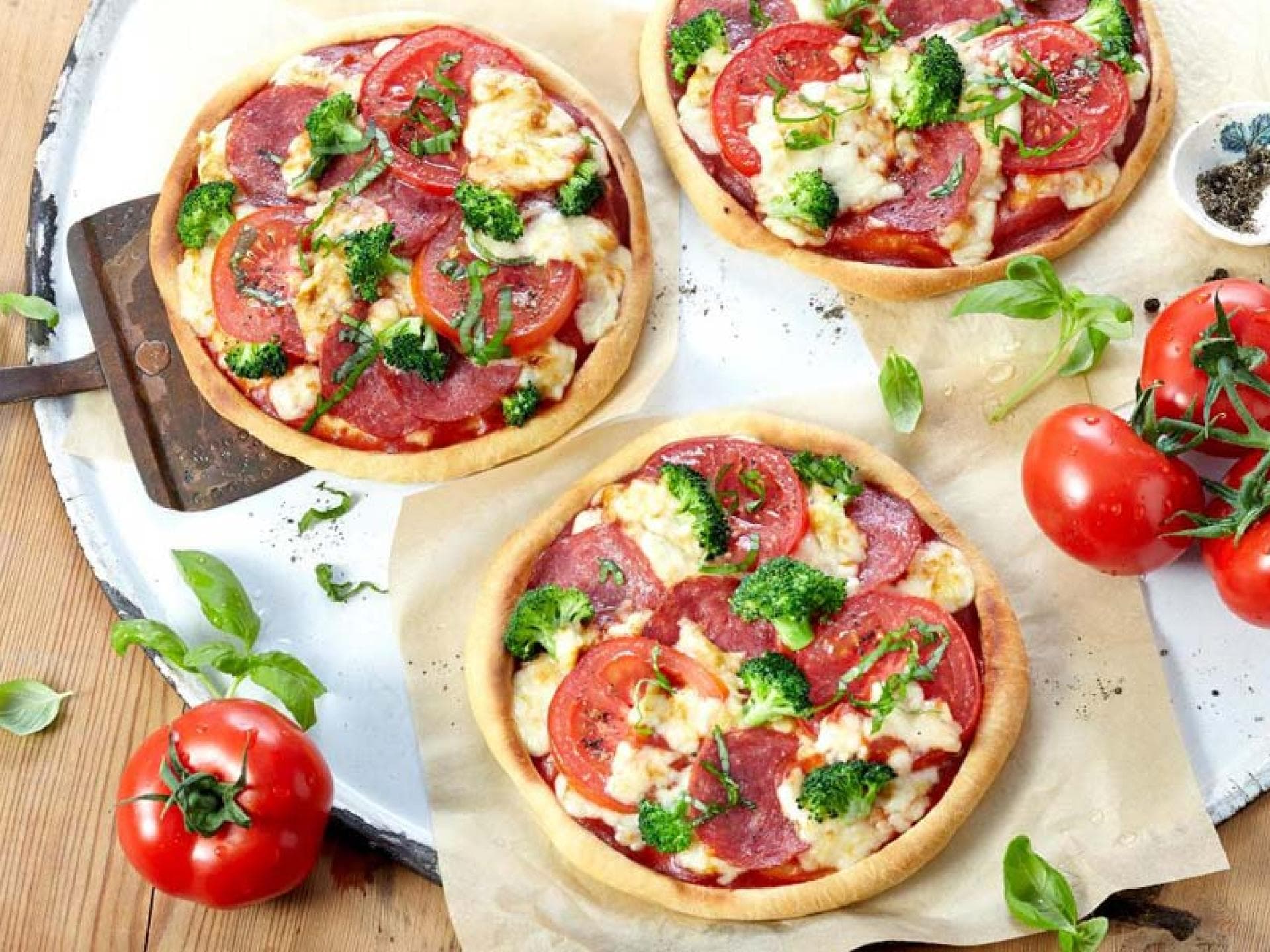 Mini-Pizza mit Ölteig 