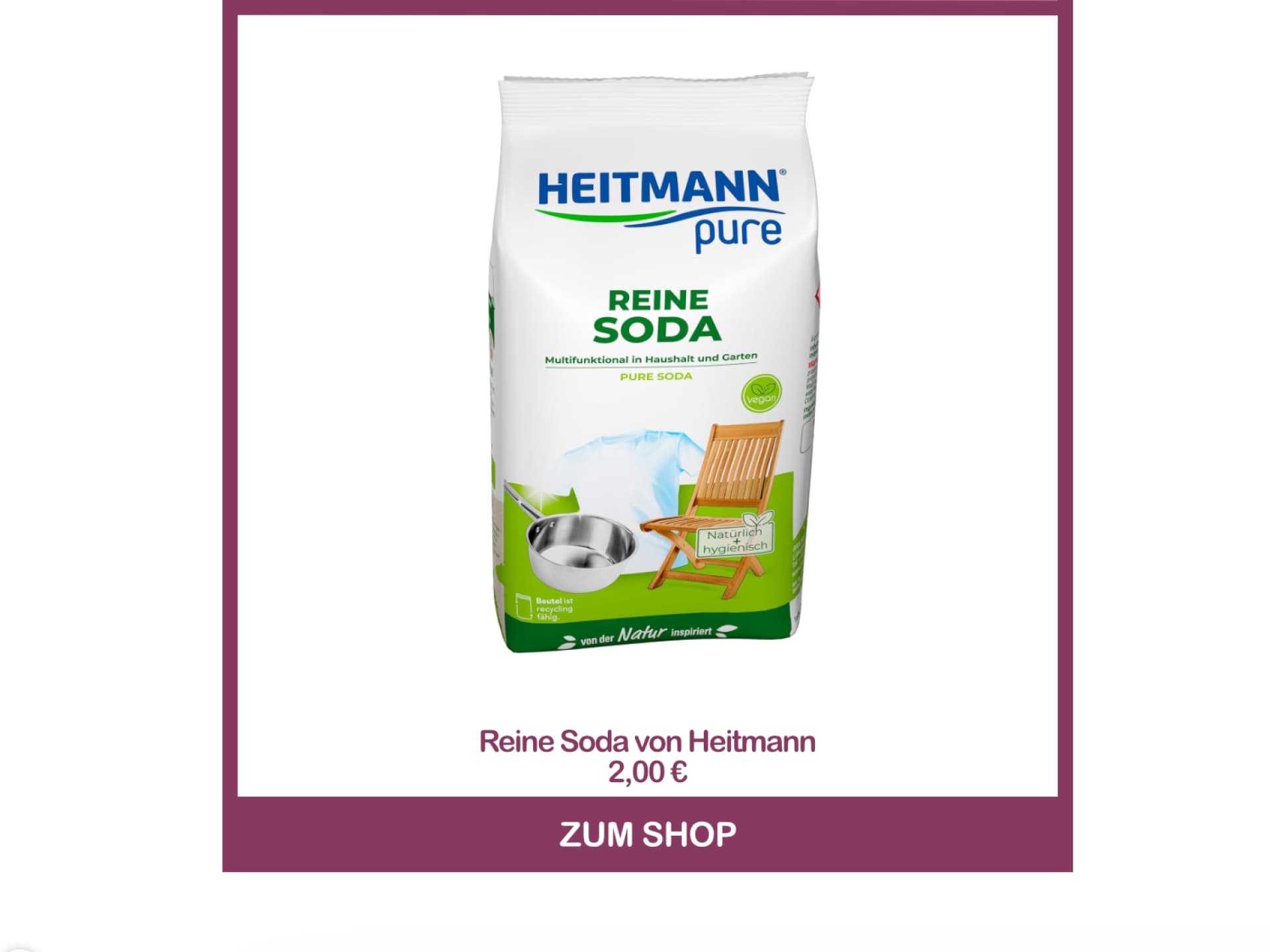 Abfluss reinigen mit Reine Rosa von Heitmann