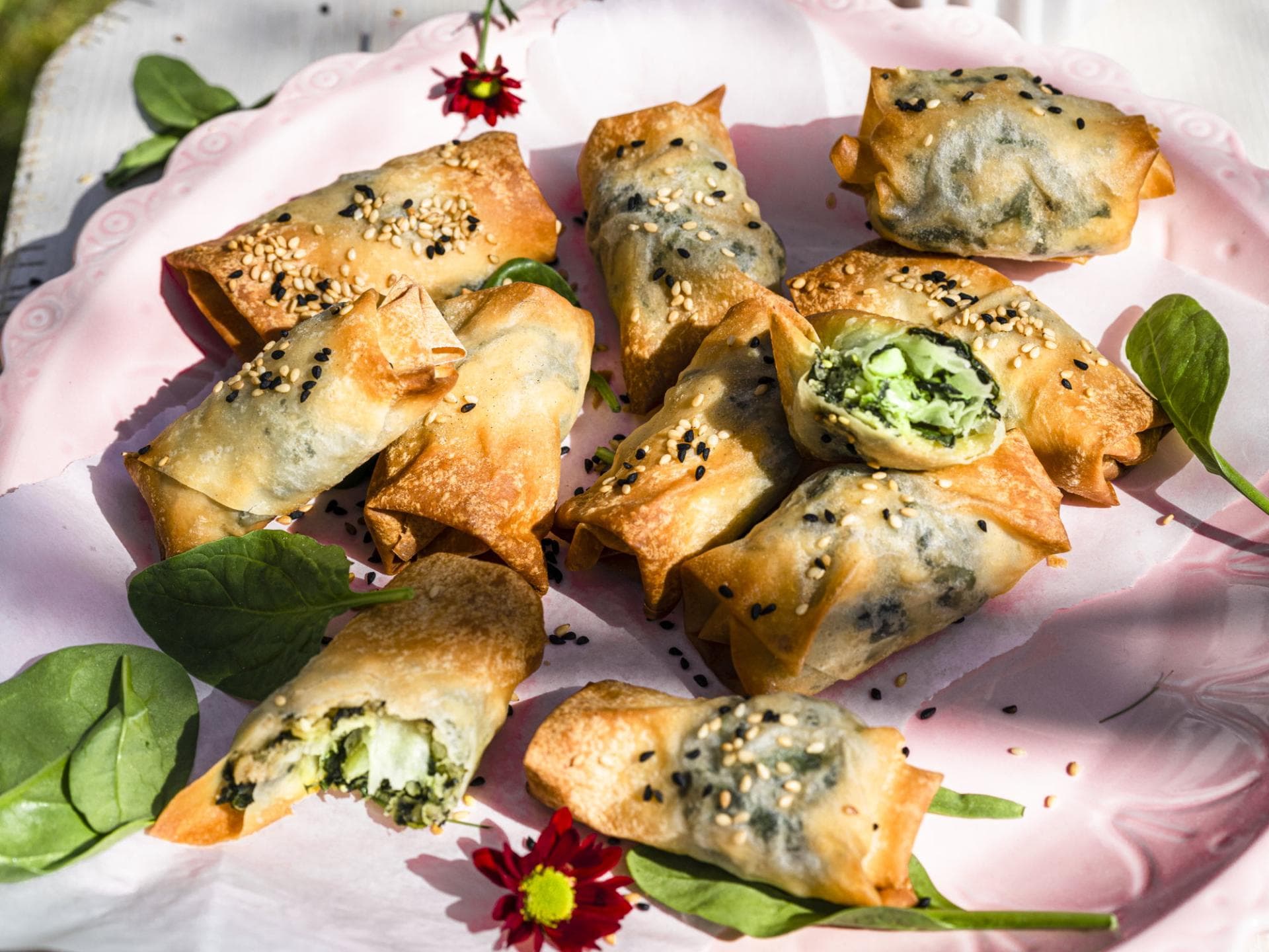 Börek mit Spinatfüllung 