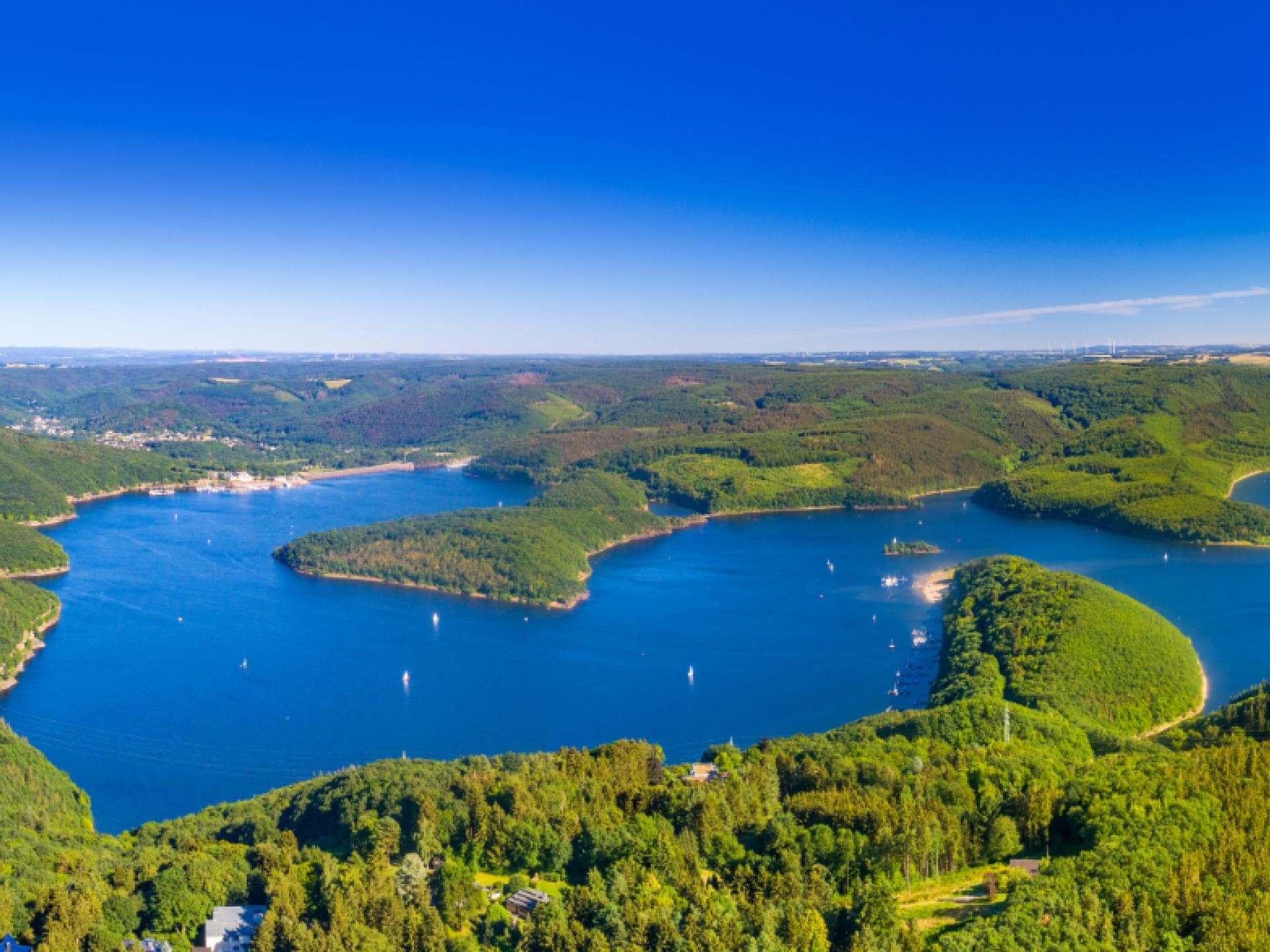 Camping am See in Deutschland am Rursee