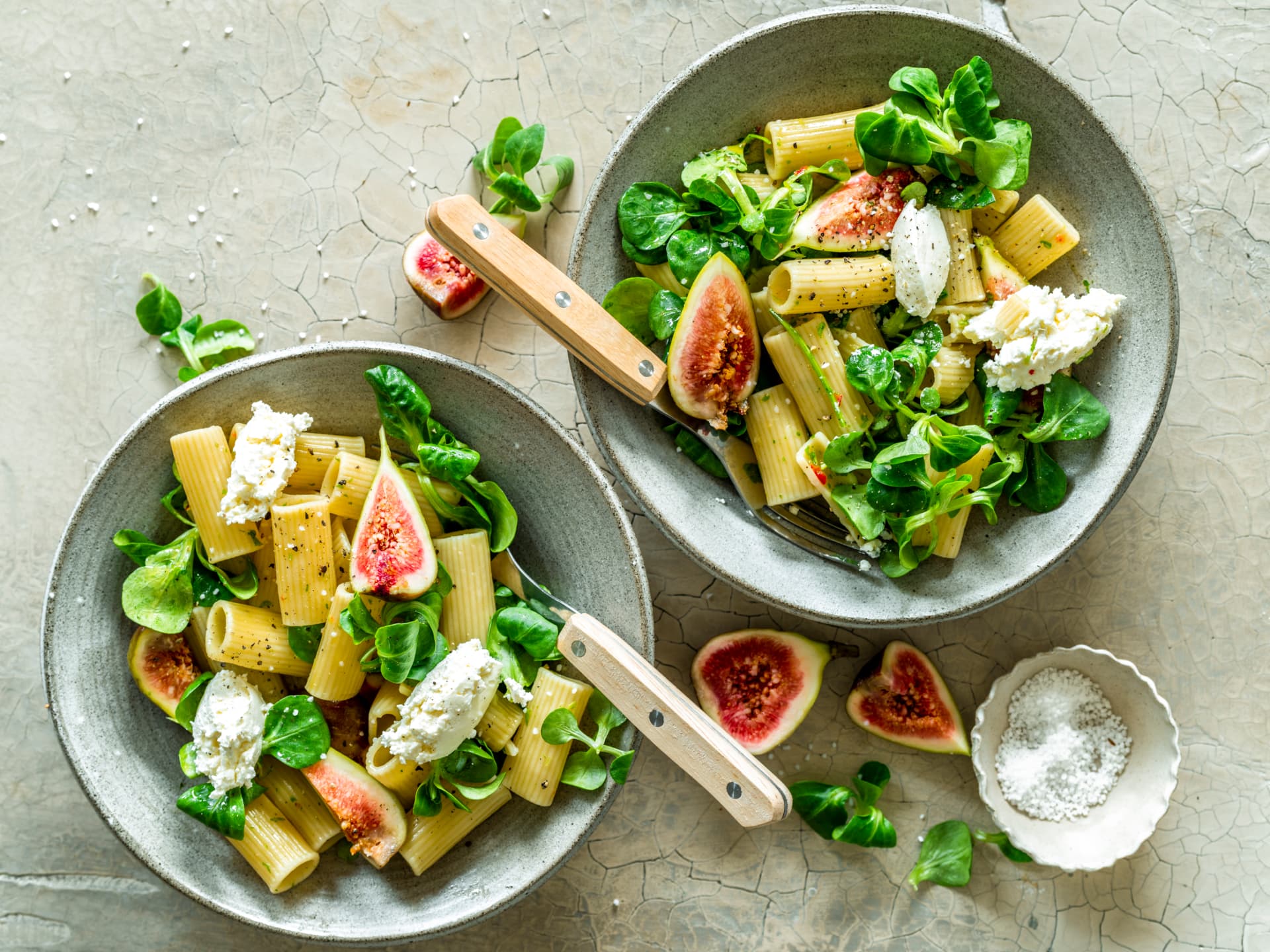 Nudelsalat mit Feigen