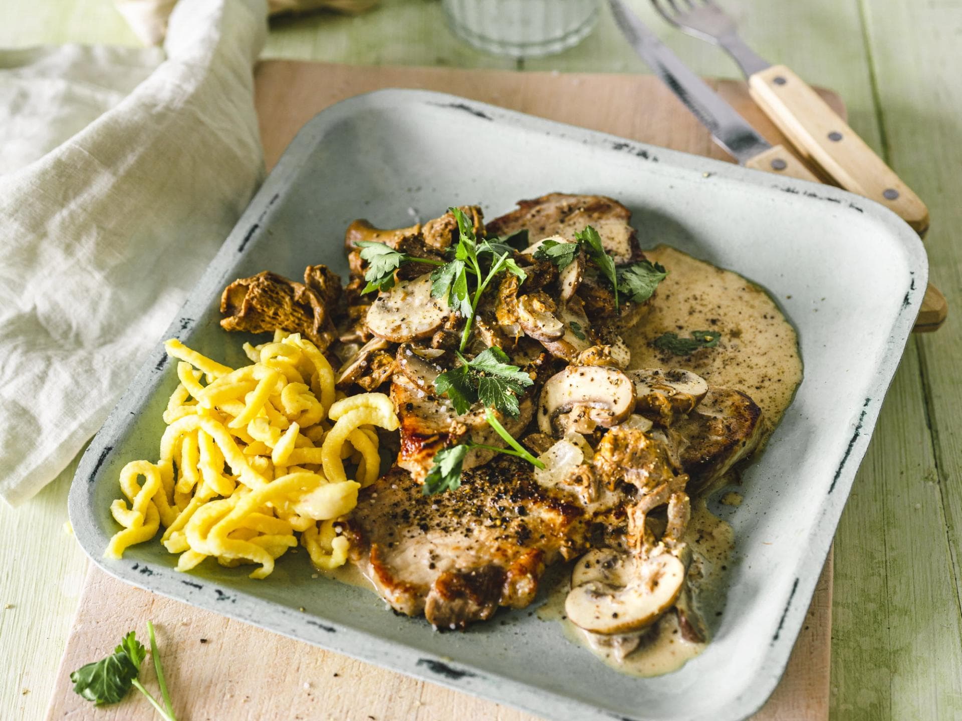Jägerschnitzel 