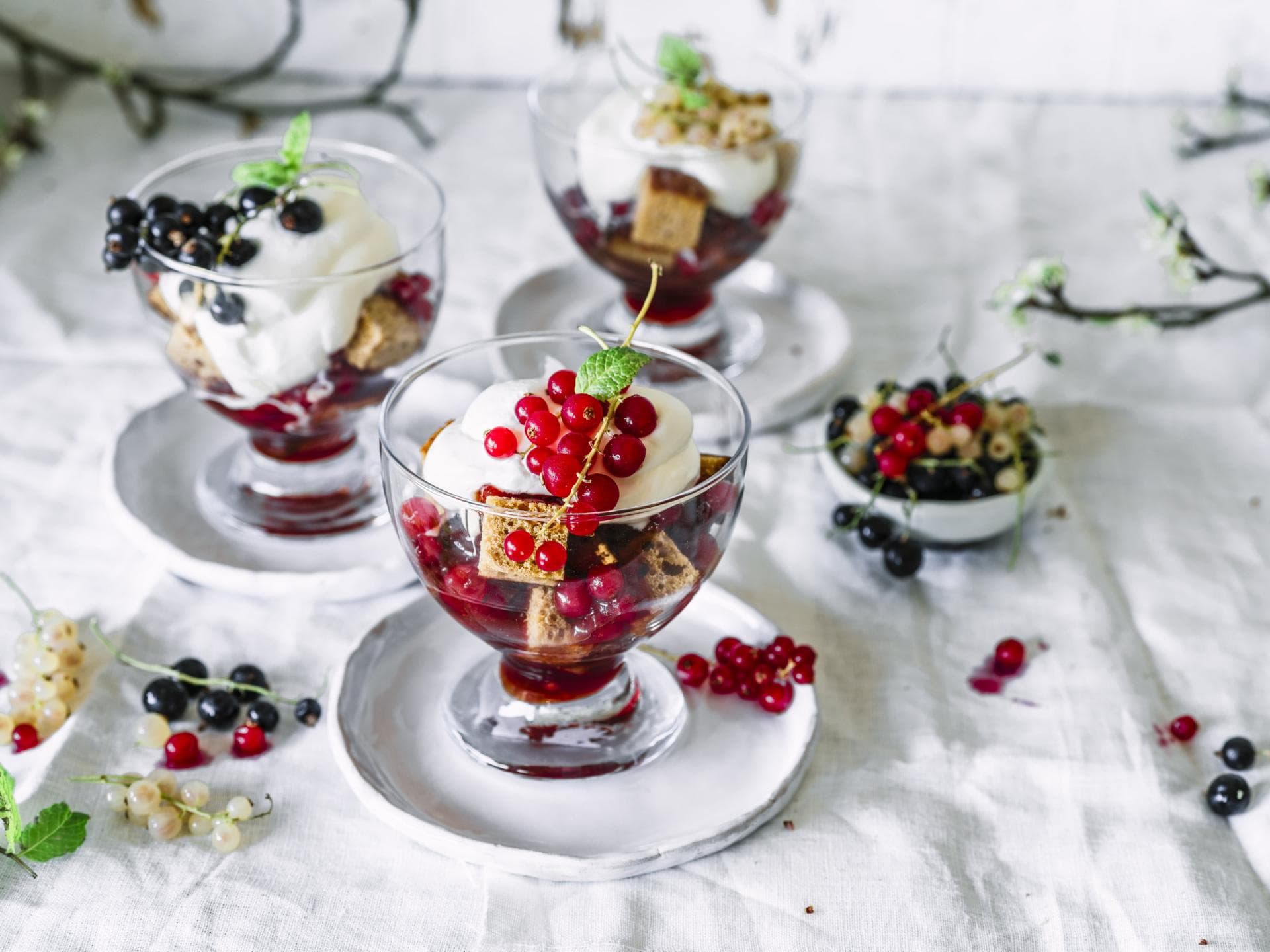 Johannisbeer-Trifle 