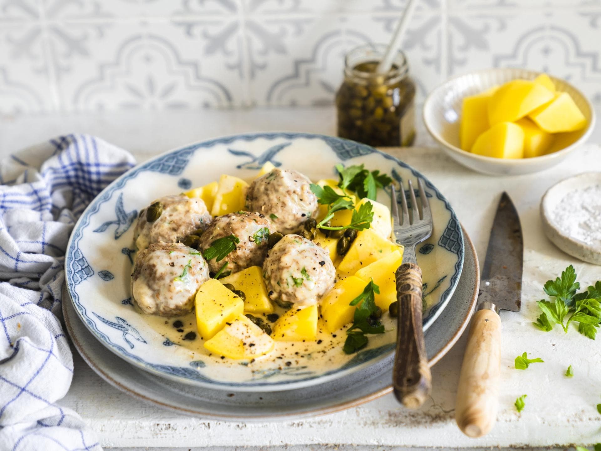 Vegetarische Königsberger Klöpse Vegetarische Königsberger Klöpse