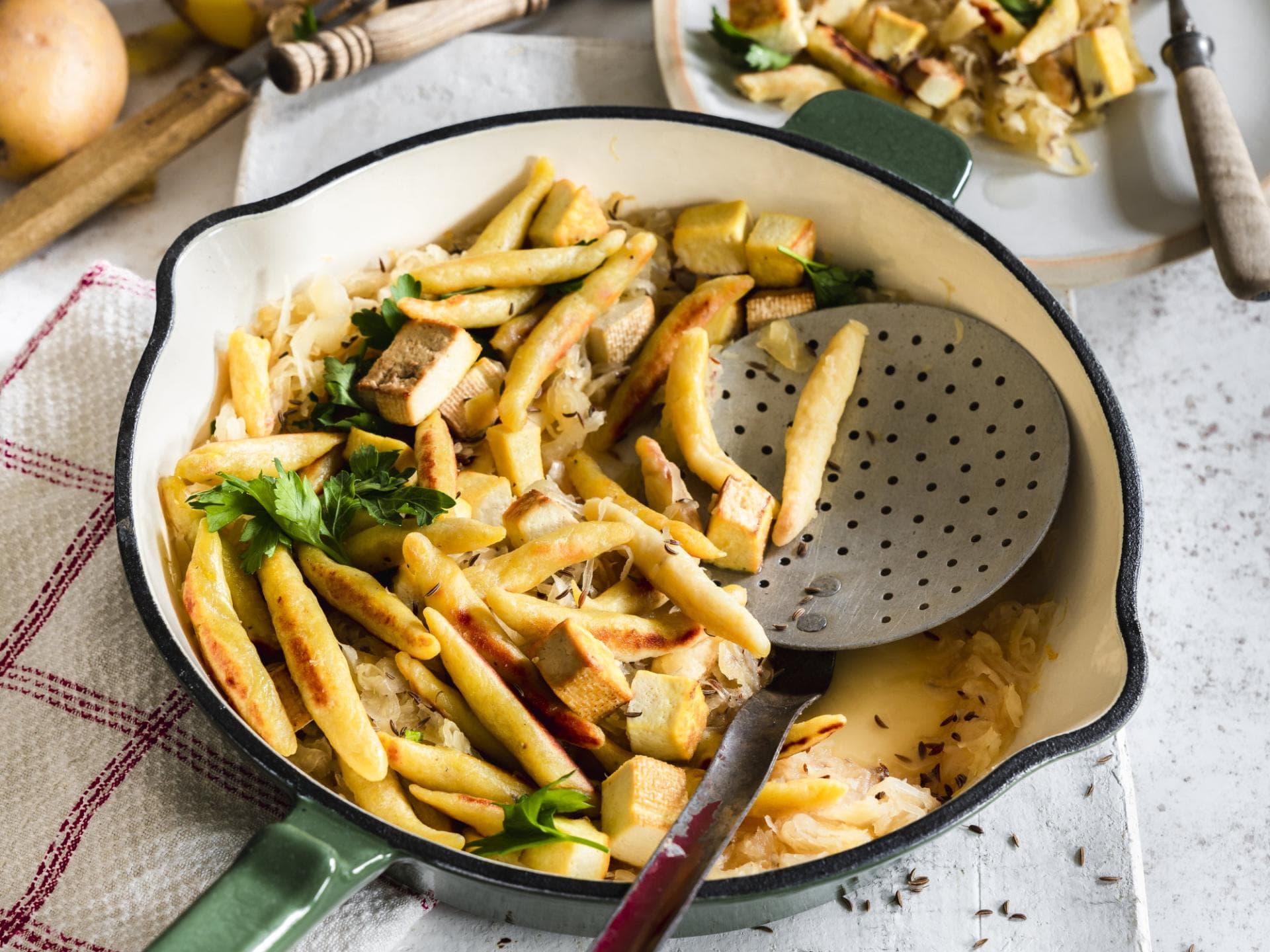Vegane Schupfnudeln 