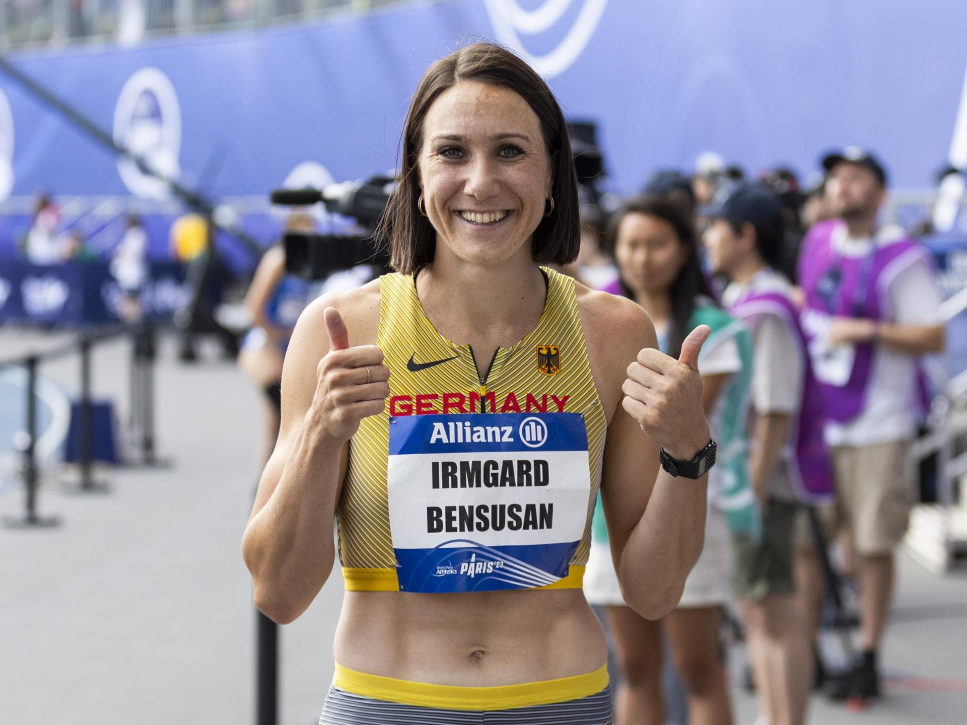 Läuferin Irmgard Bensusan