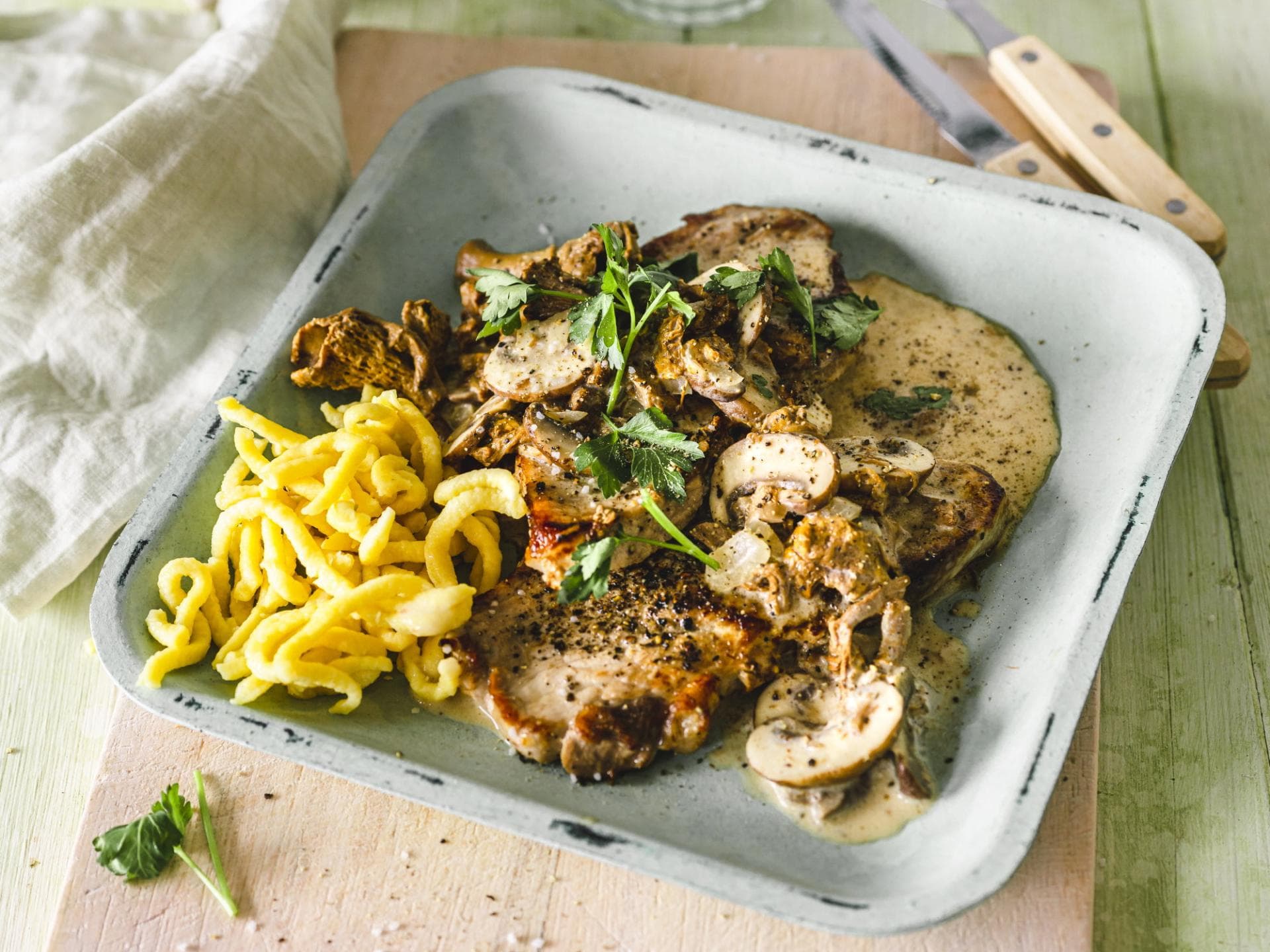 Jägerschnitzel 