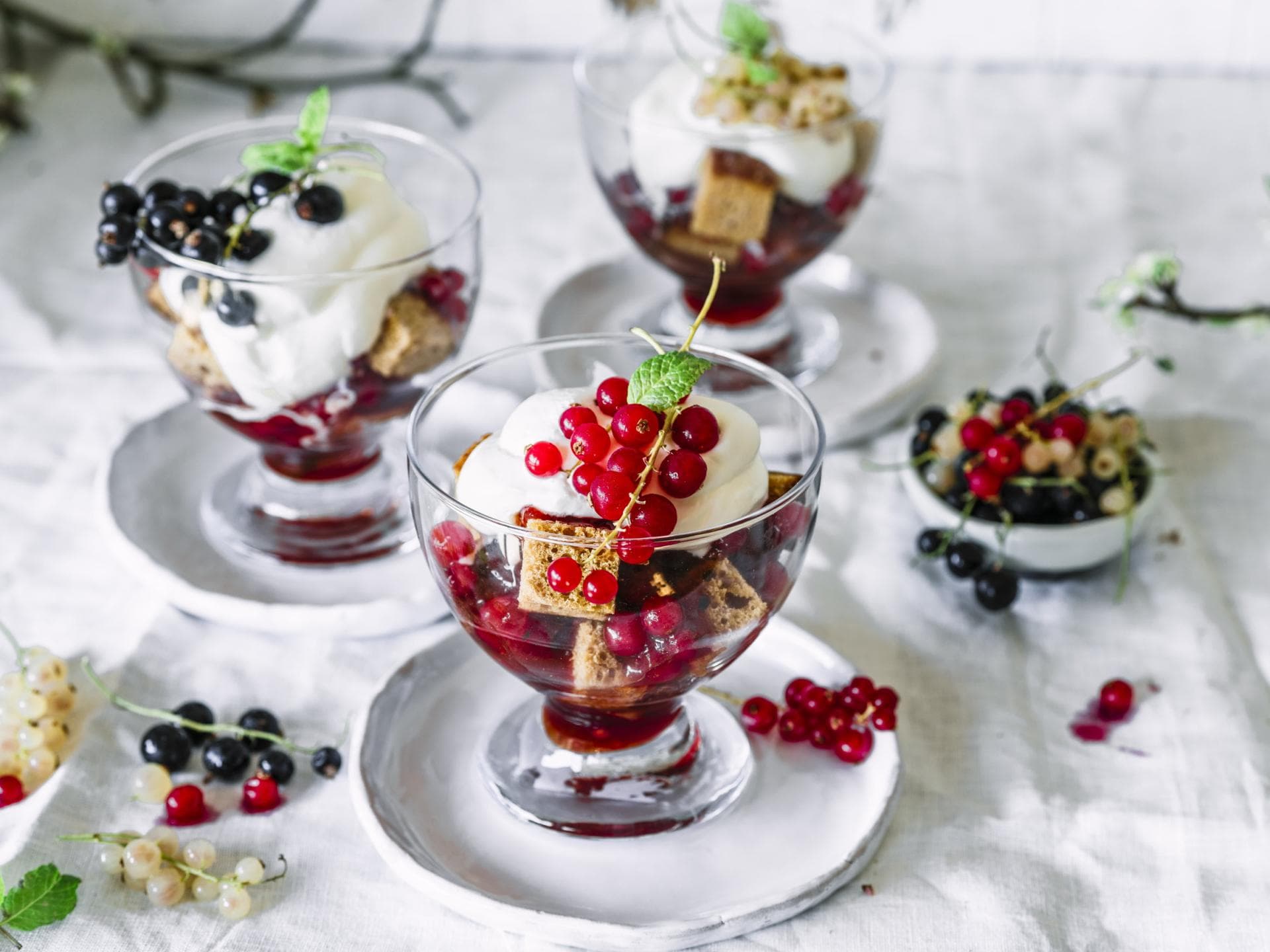 Johannisbeer-Trifle 