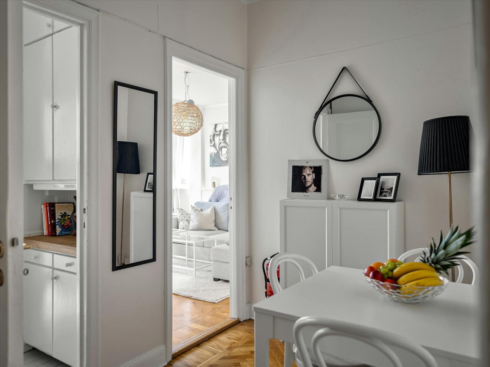 Kleine Wohnung mit Deko