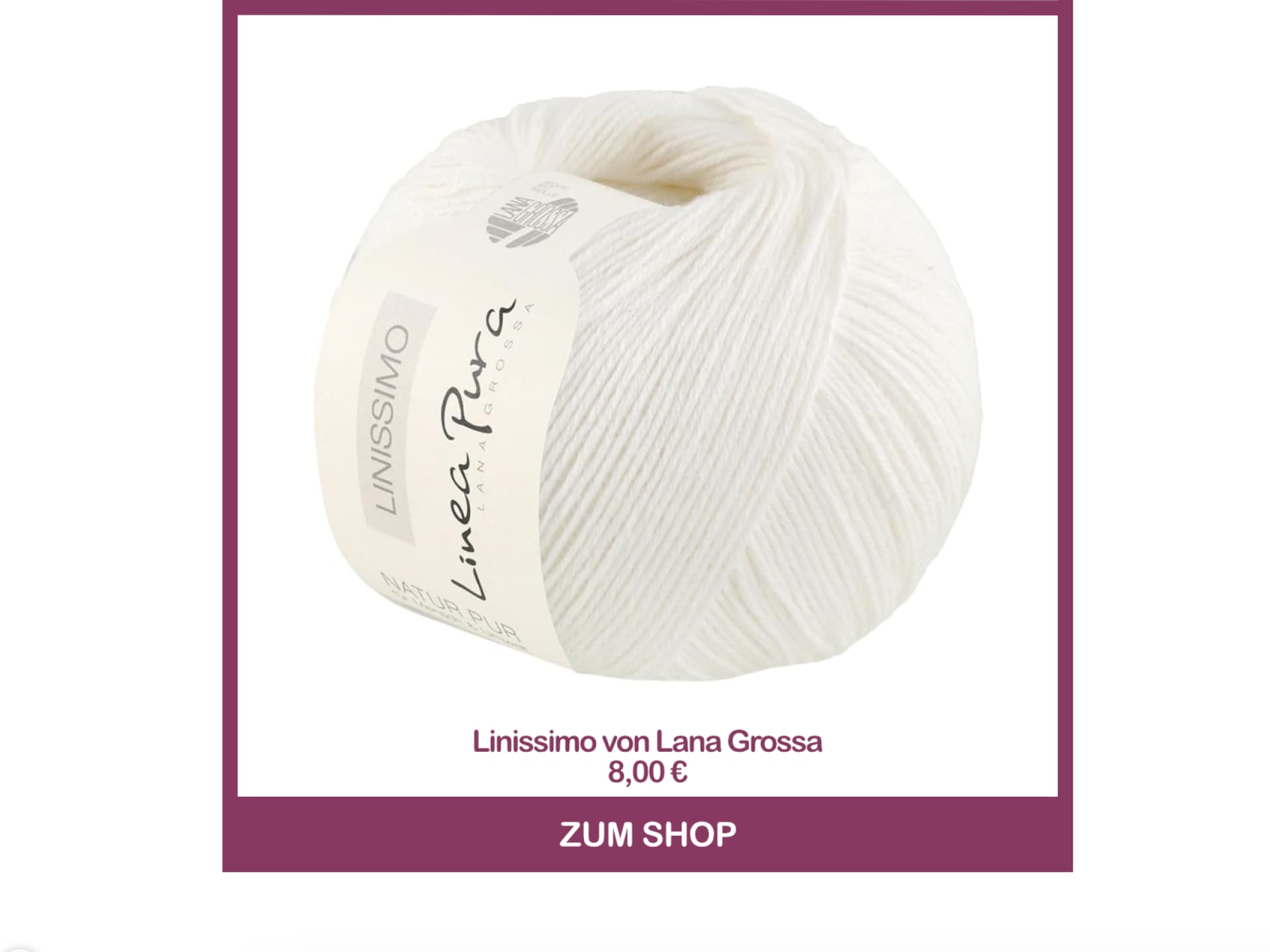 Mantel stricken mit der Linissimo Strickwolle von Lana Grossa