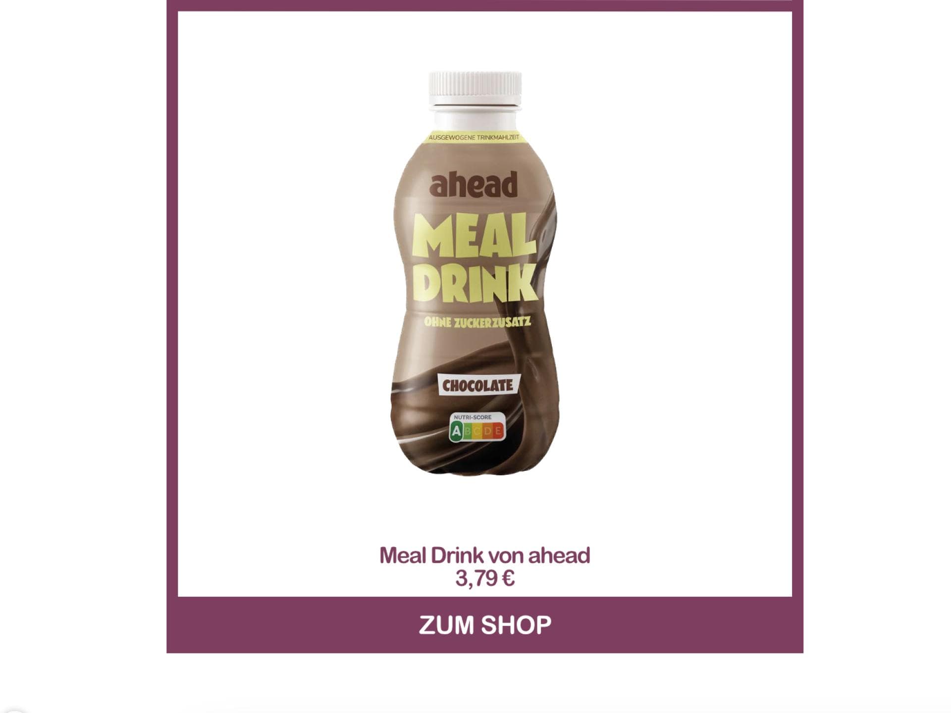 Meal Drink von ahead