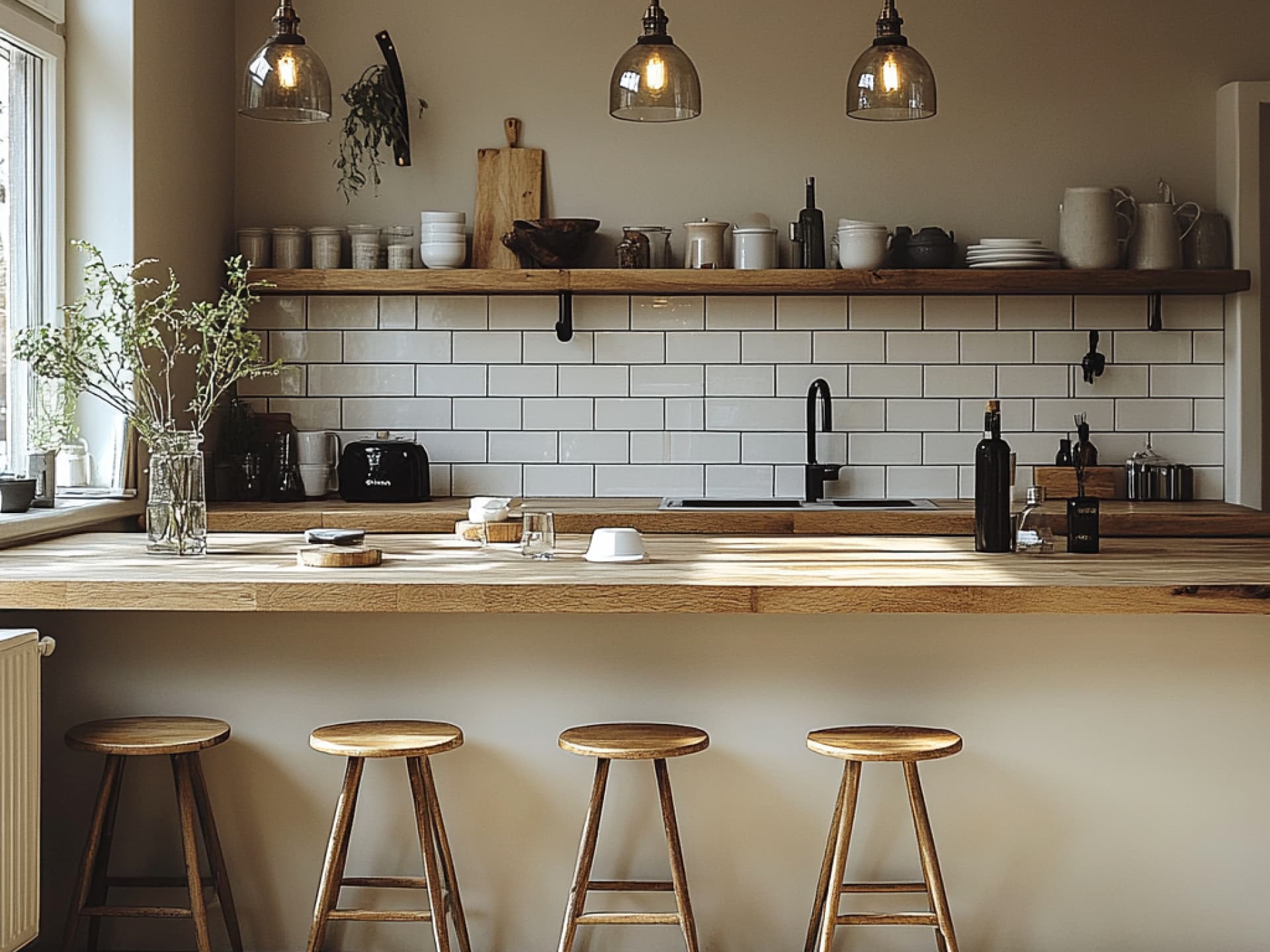 Minimalistisch wohnen - Idee für die Küche