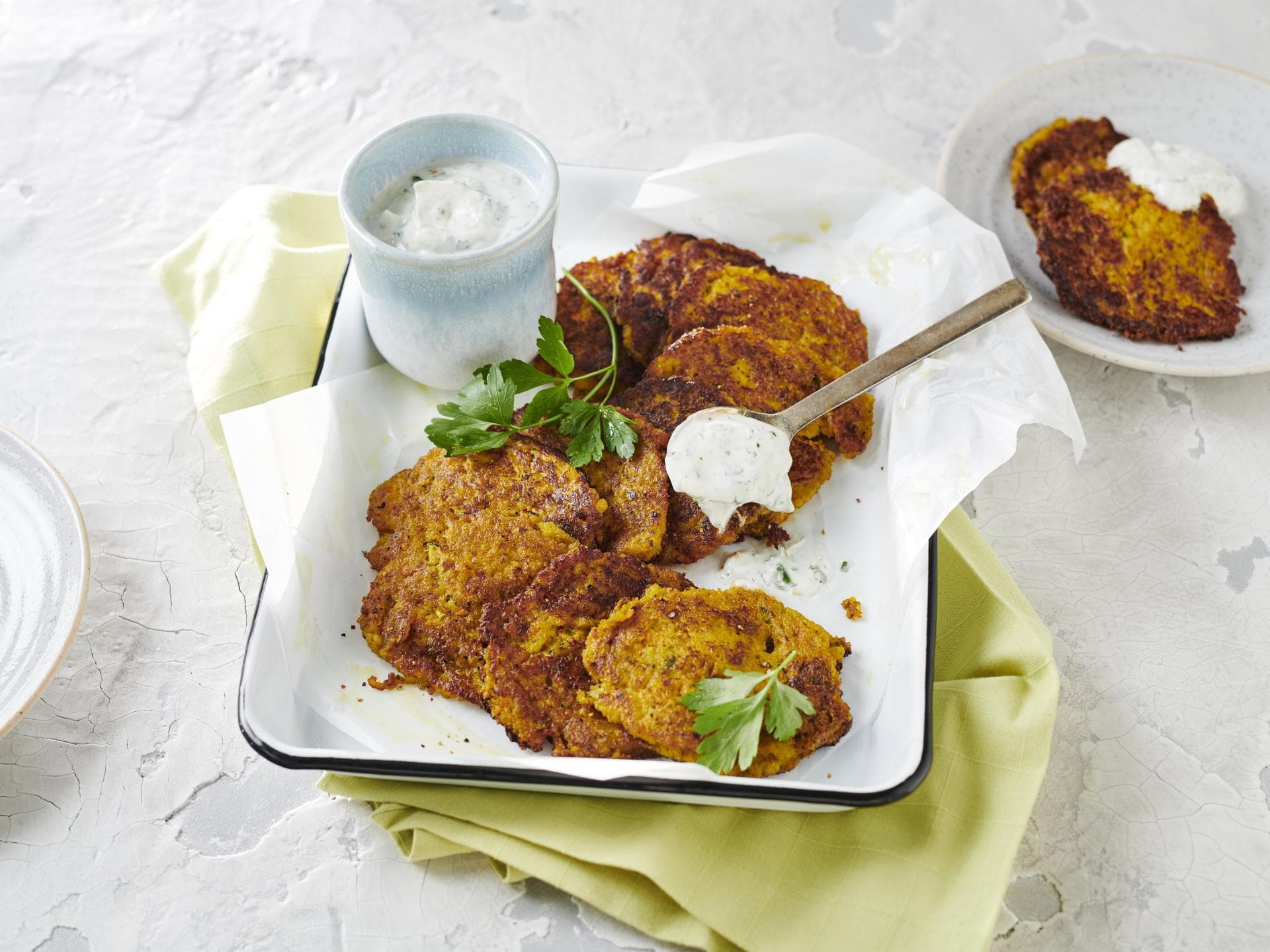 Möhren-Zucchini-Puffer 