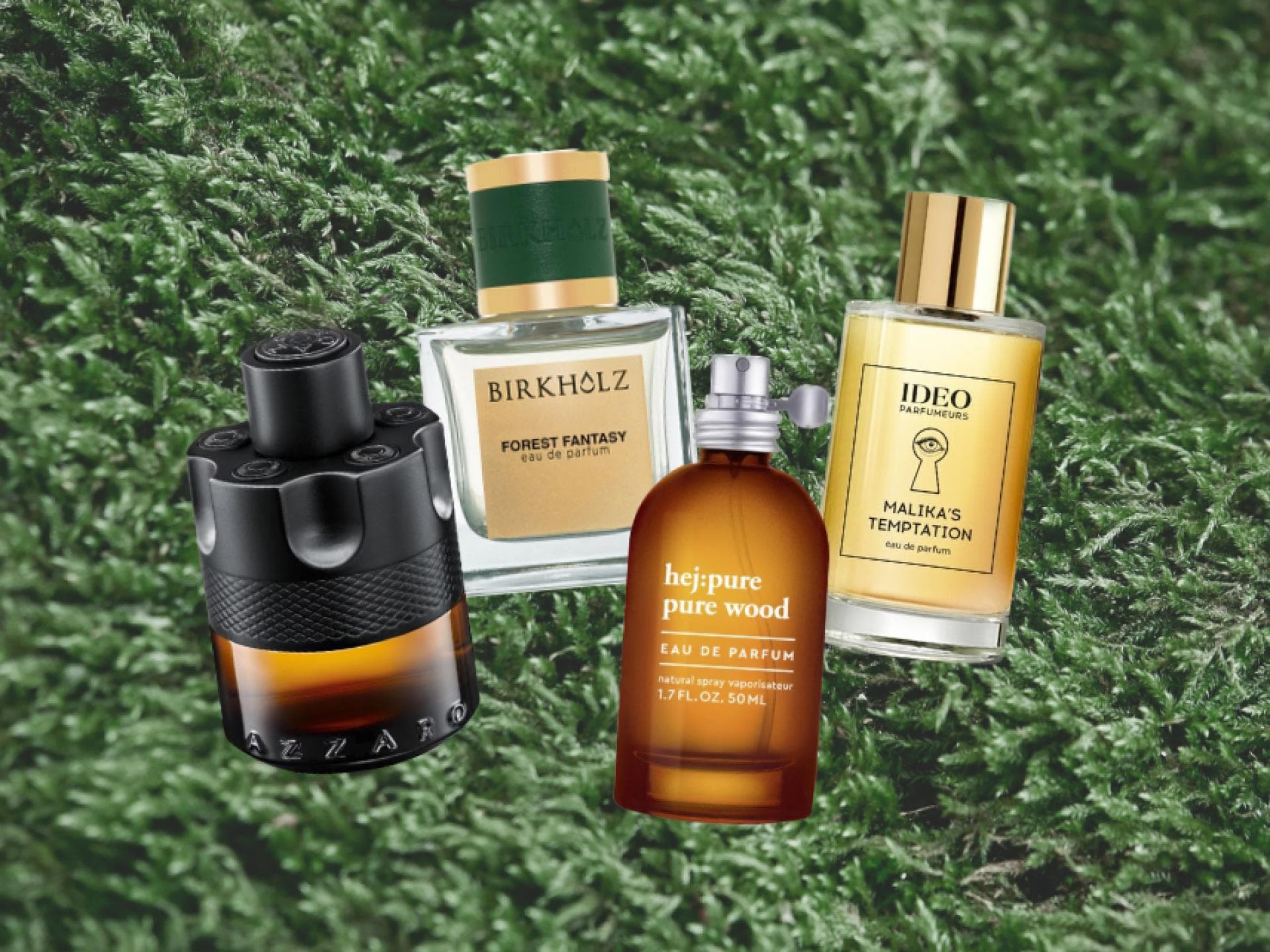 Ein Parfum, das nach Wald riecht, enthält oft holzige Noten. Parfums, die nach Wald riechen