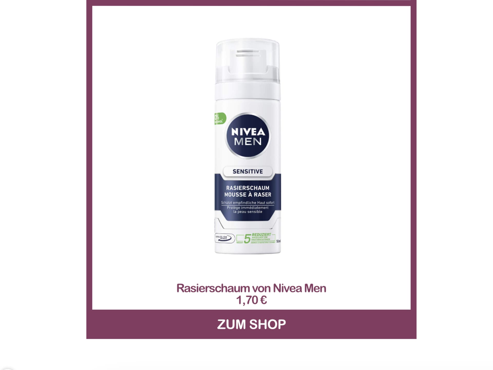 Pfannenboden reinigen mit Rasierschaum von Nivea Men