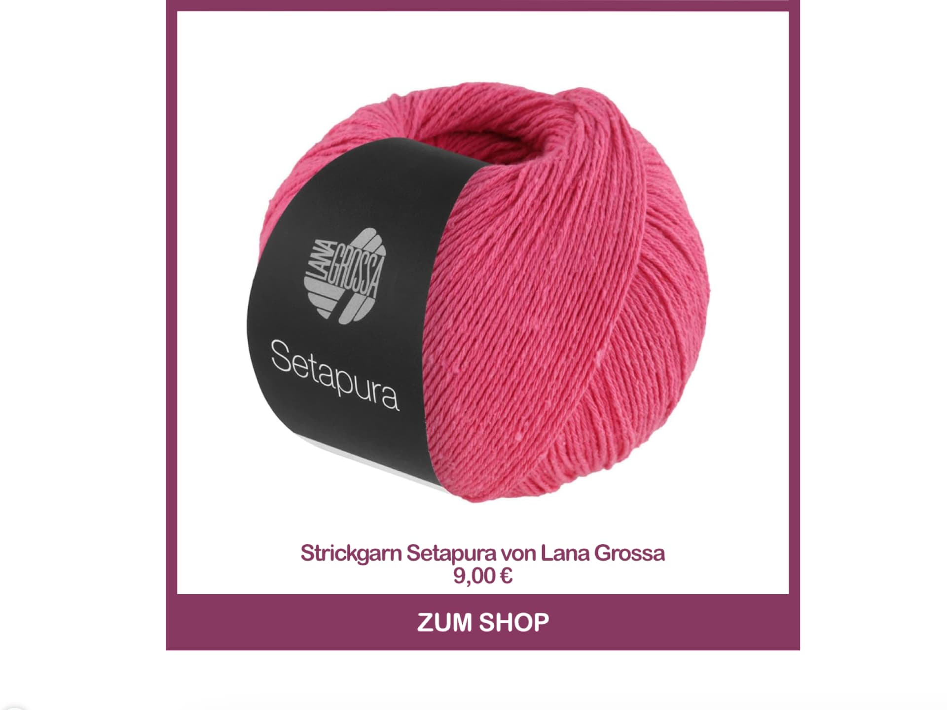 Pullover mit Ajourmuster stricken mit dem Setapura Strickgarn von Lana Grossa