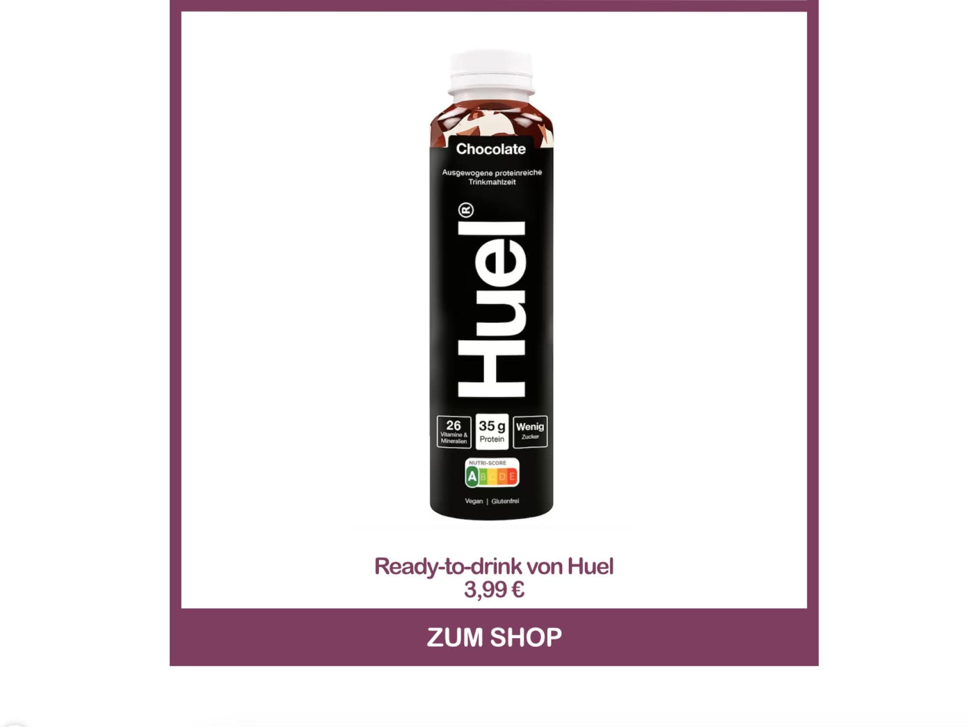Ready-to-drink von Huel