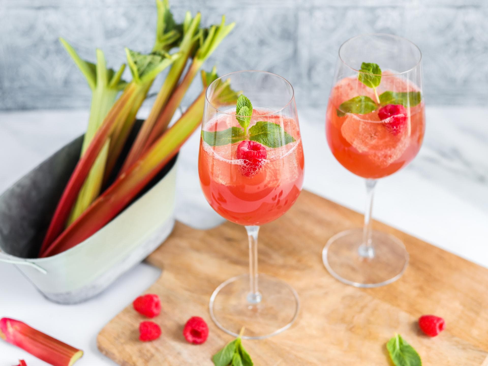Rhabarber-Spritz