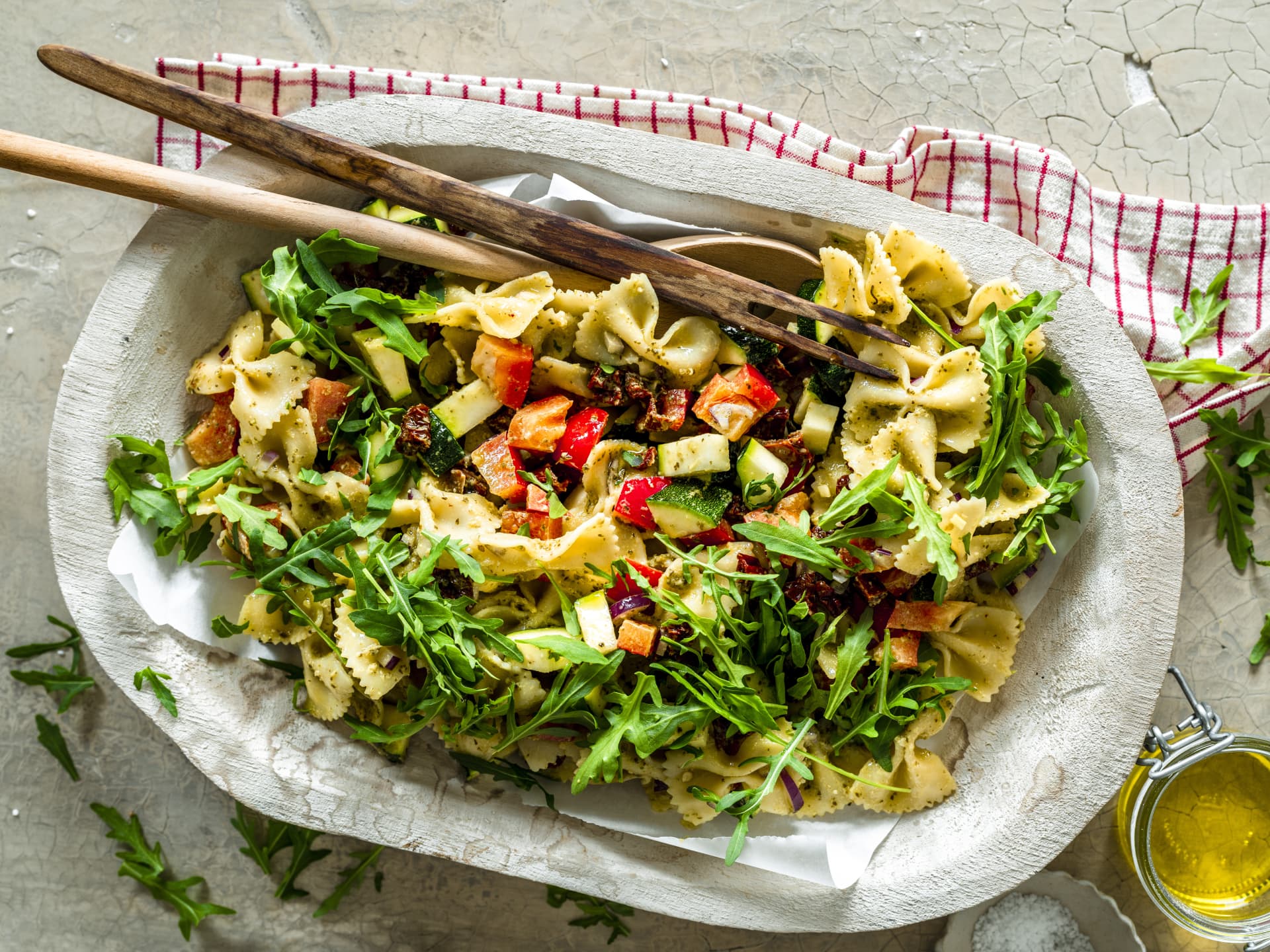 Schneller Nudelsalat - italienischer Nudelsalat