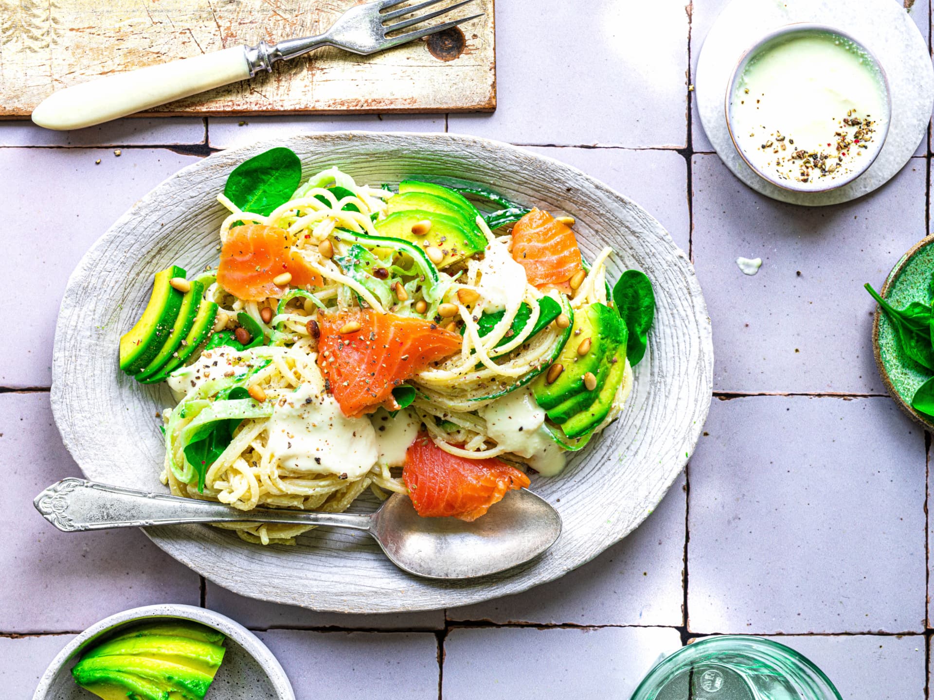 Nudelsalat mit Spaghetti