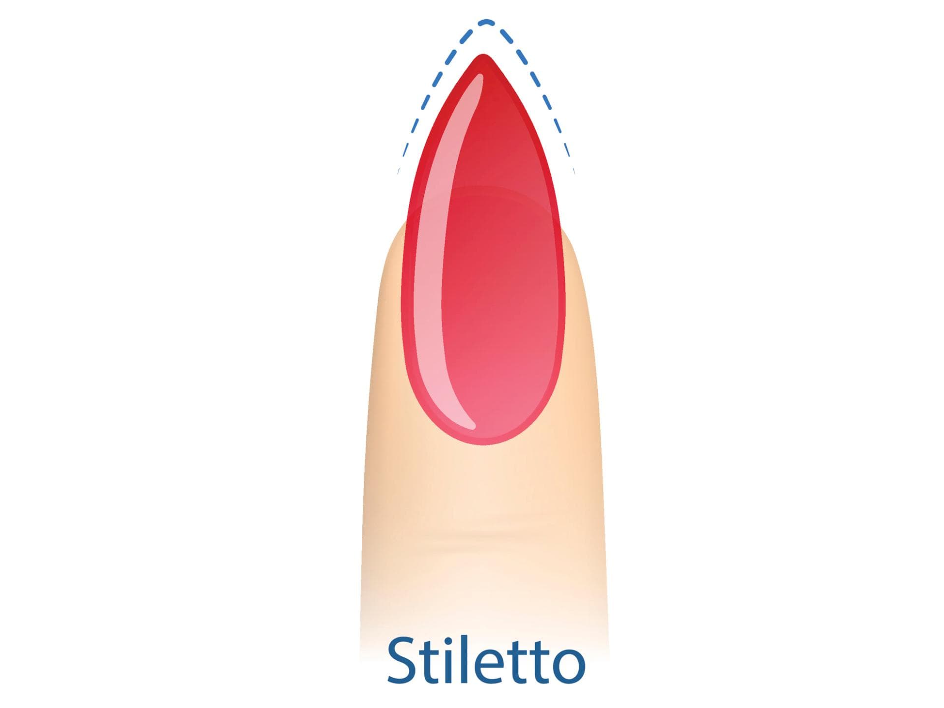 Stiletto Nagelform