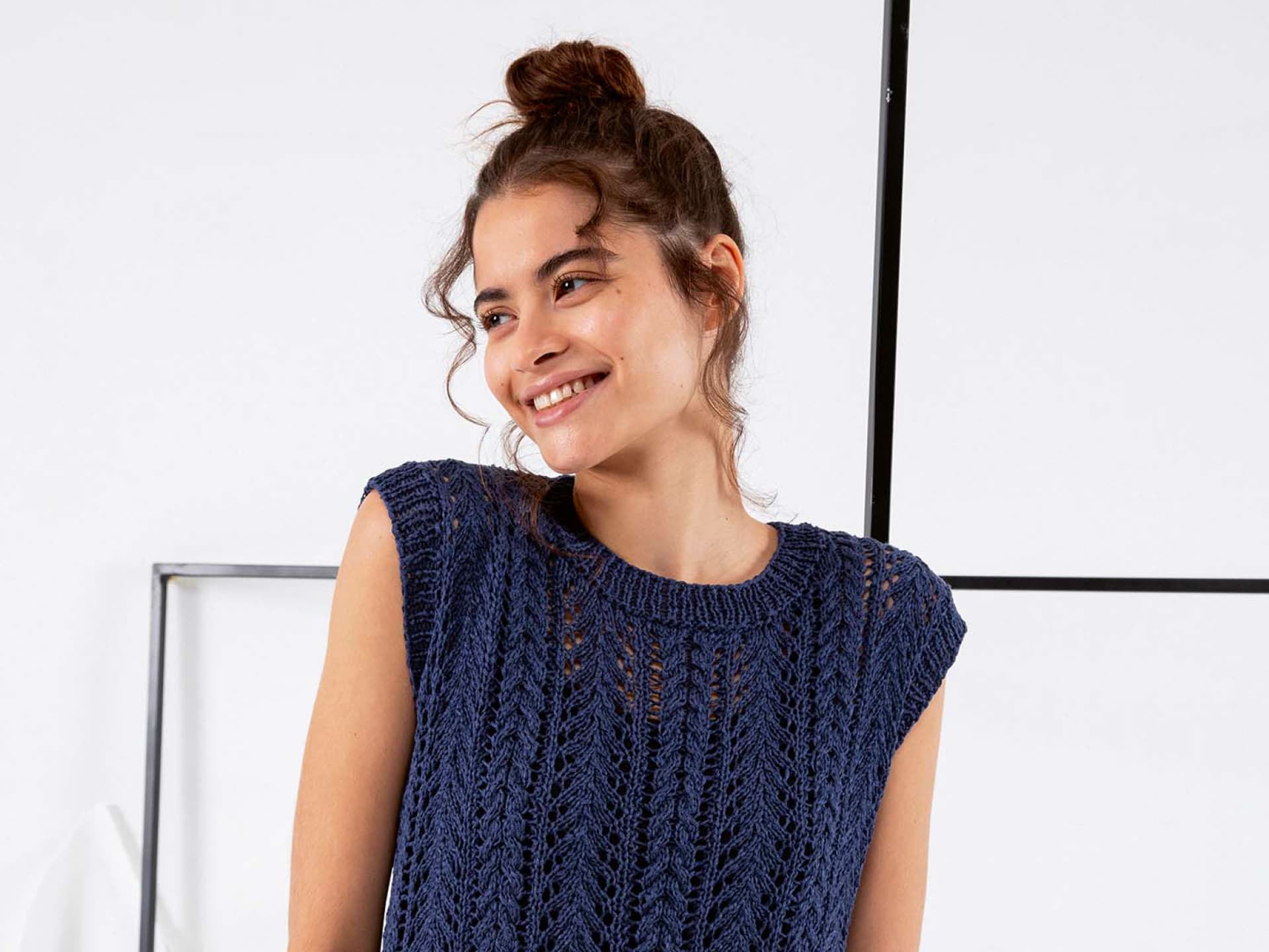 Stricken im Herbst - Pullunder von LANGYARNS