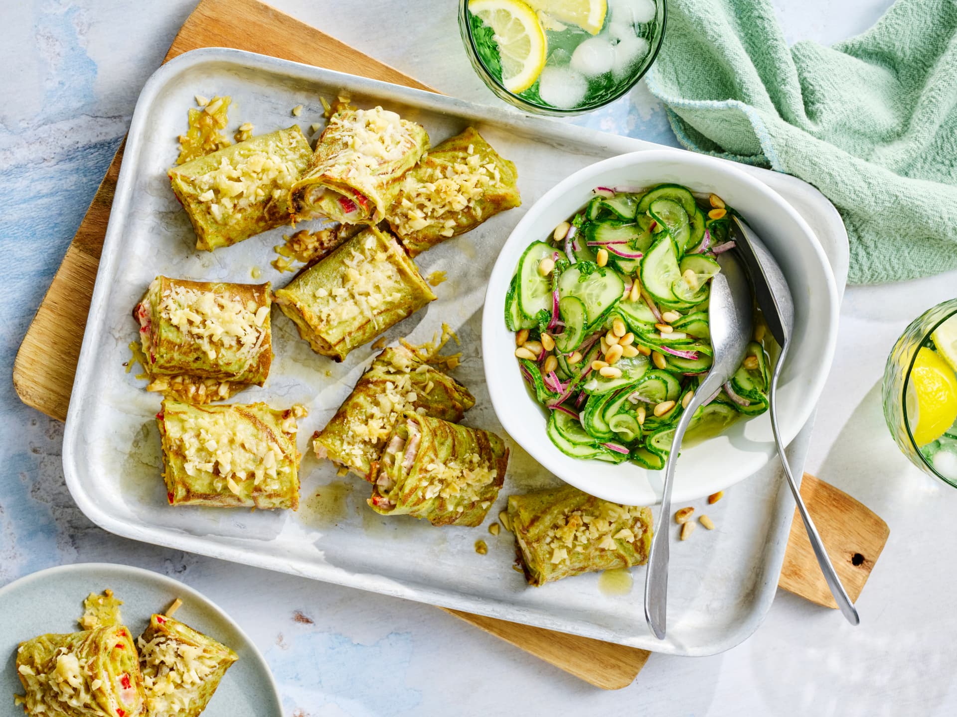 Überbackene Crêpes