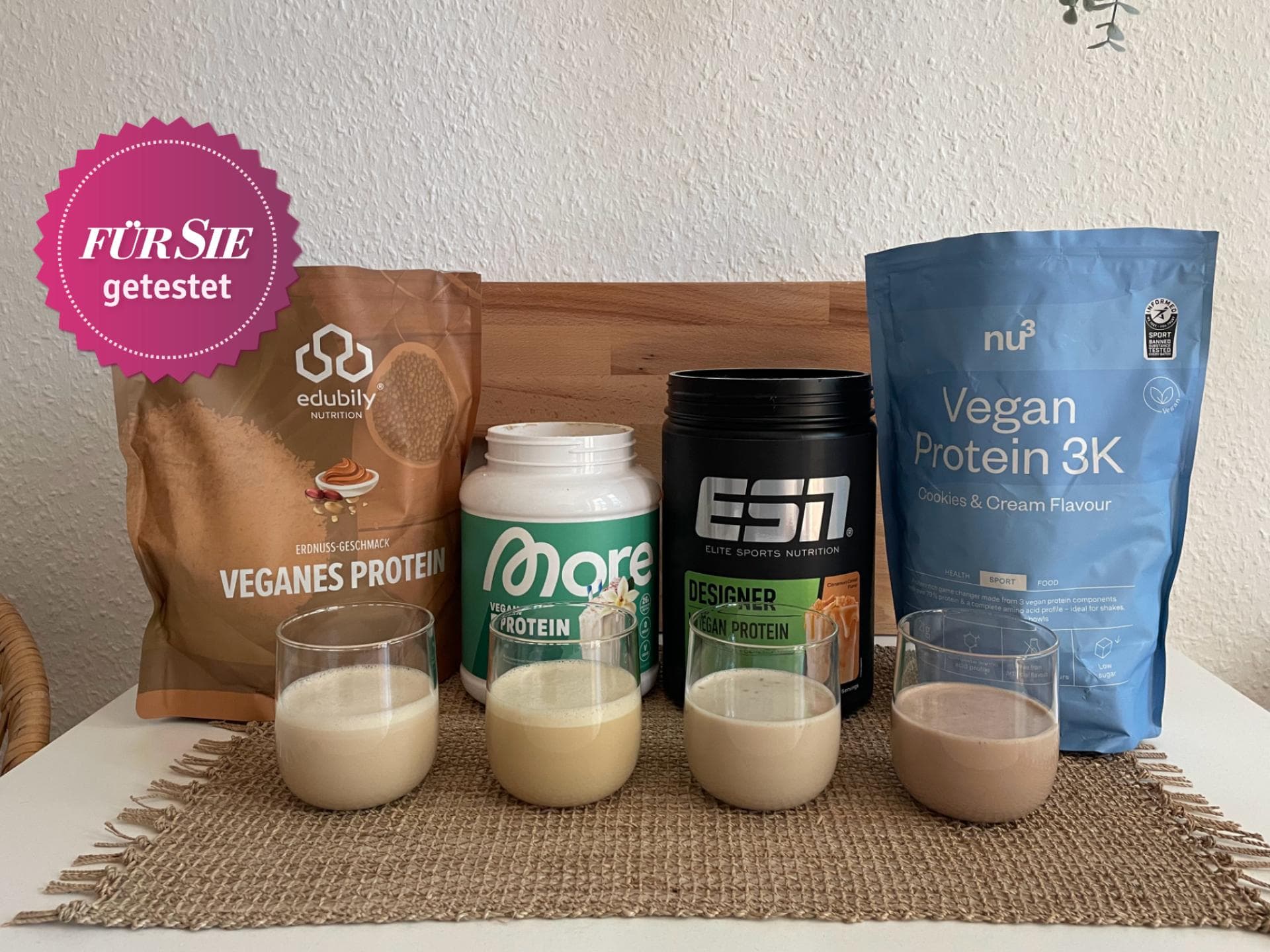 Veganes Proteinpulver im Test