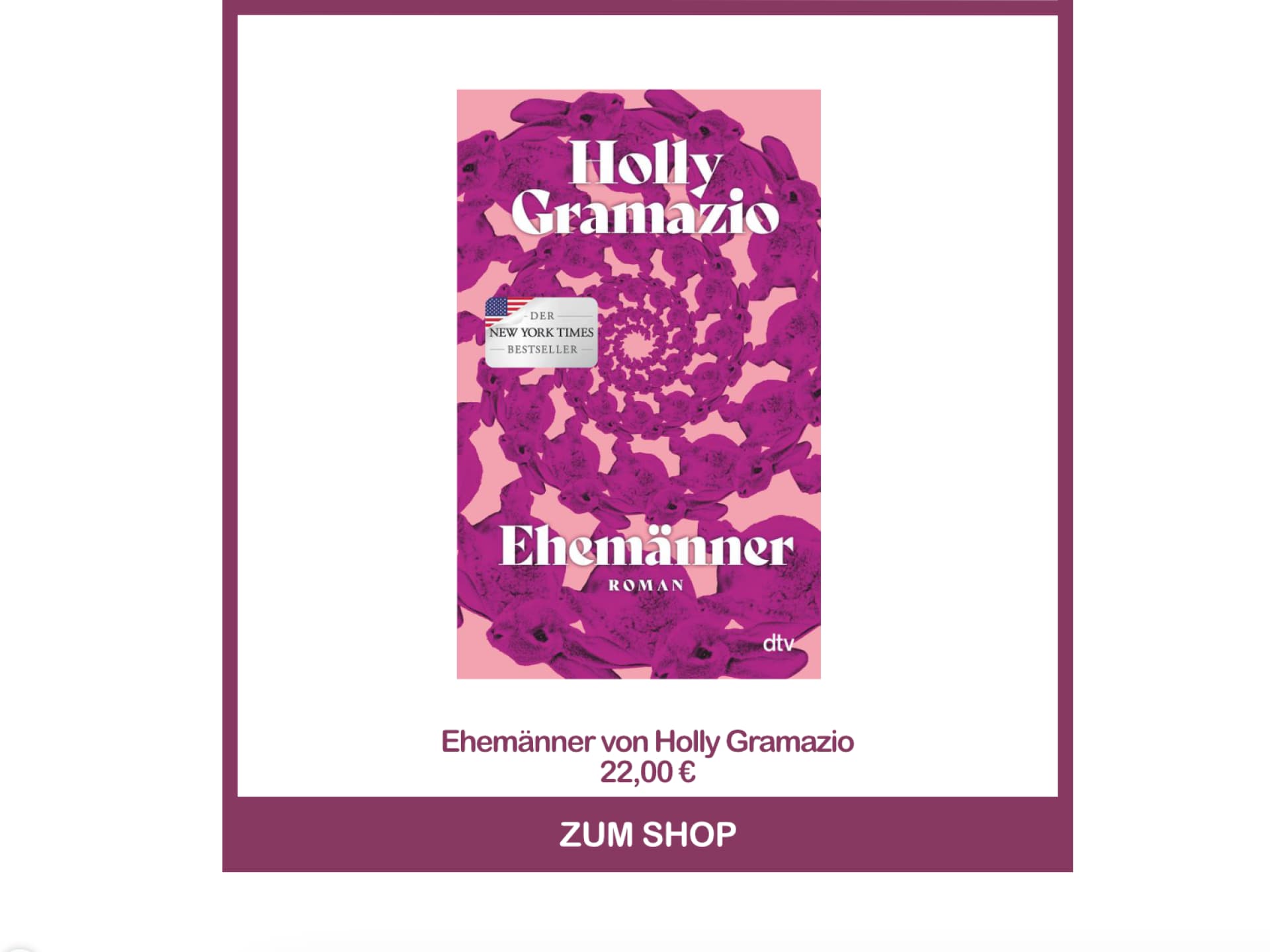 Ehemänner von Holly Gramazio