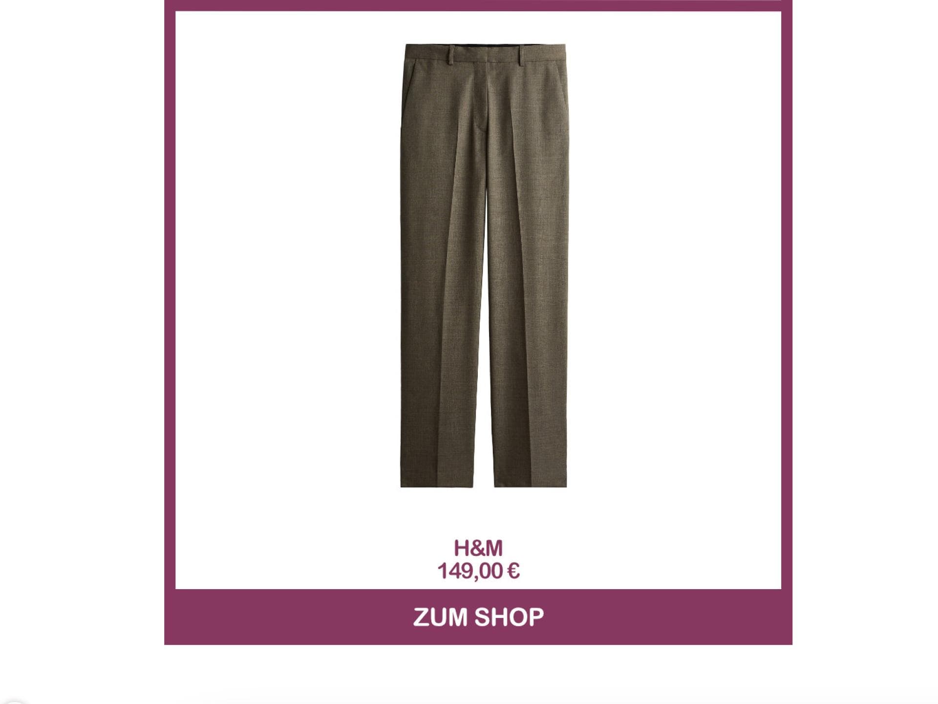 Elegante Hose aus Wolle von H&M