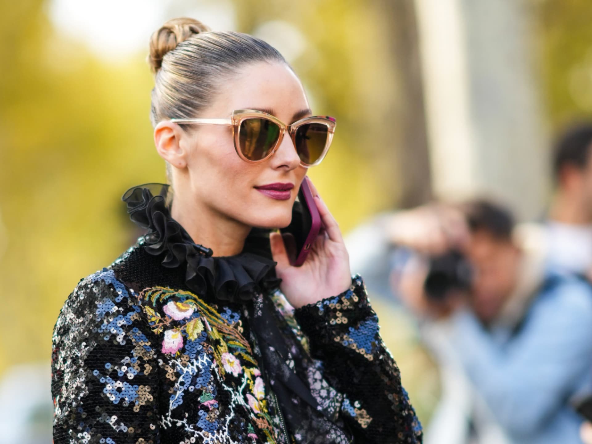 Hochsteckfrisur einfach und schnell - Ballerina-Dutt von Olivia Palermo