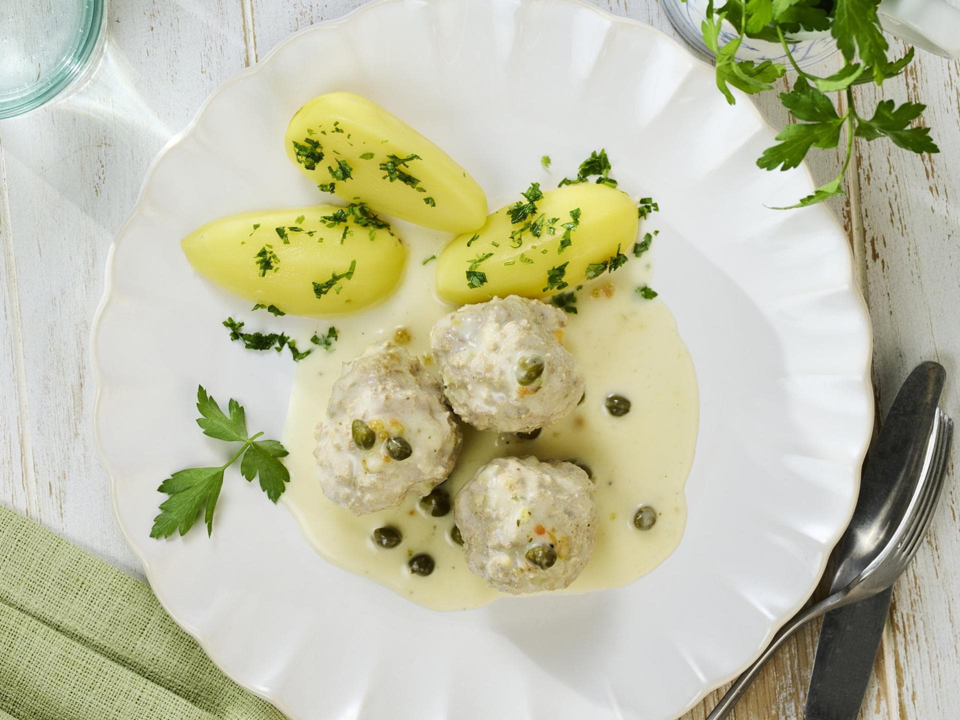 Königsberger Klopse mit Kapern 
