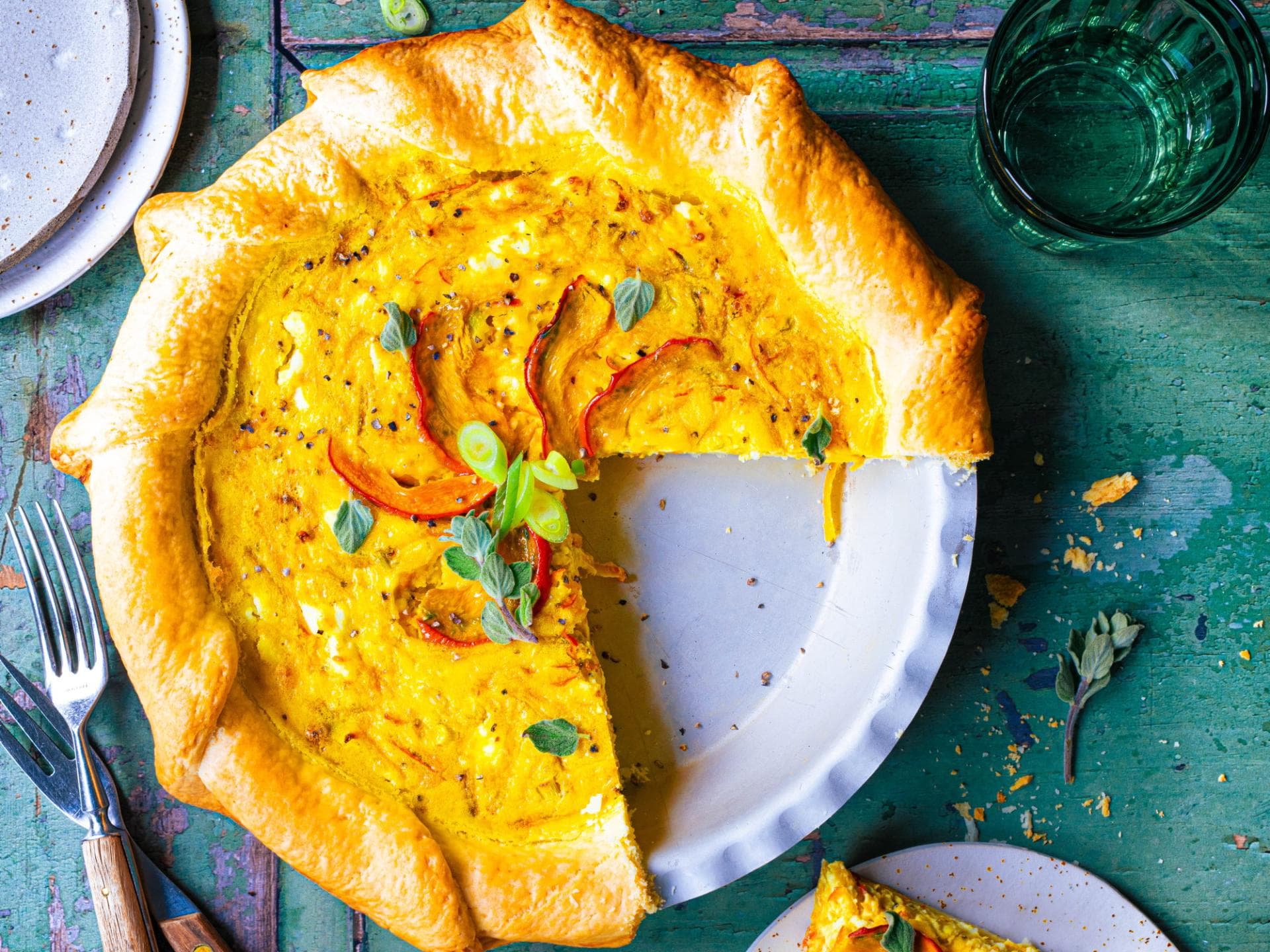 Kürbisquiche 
