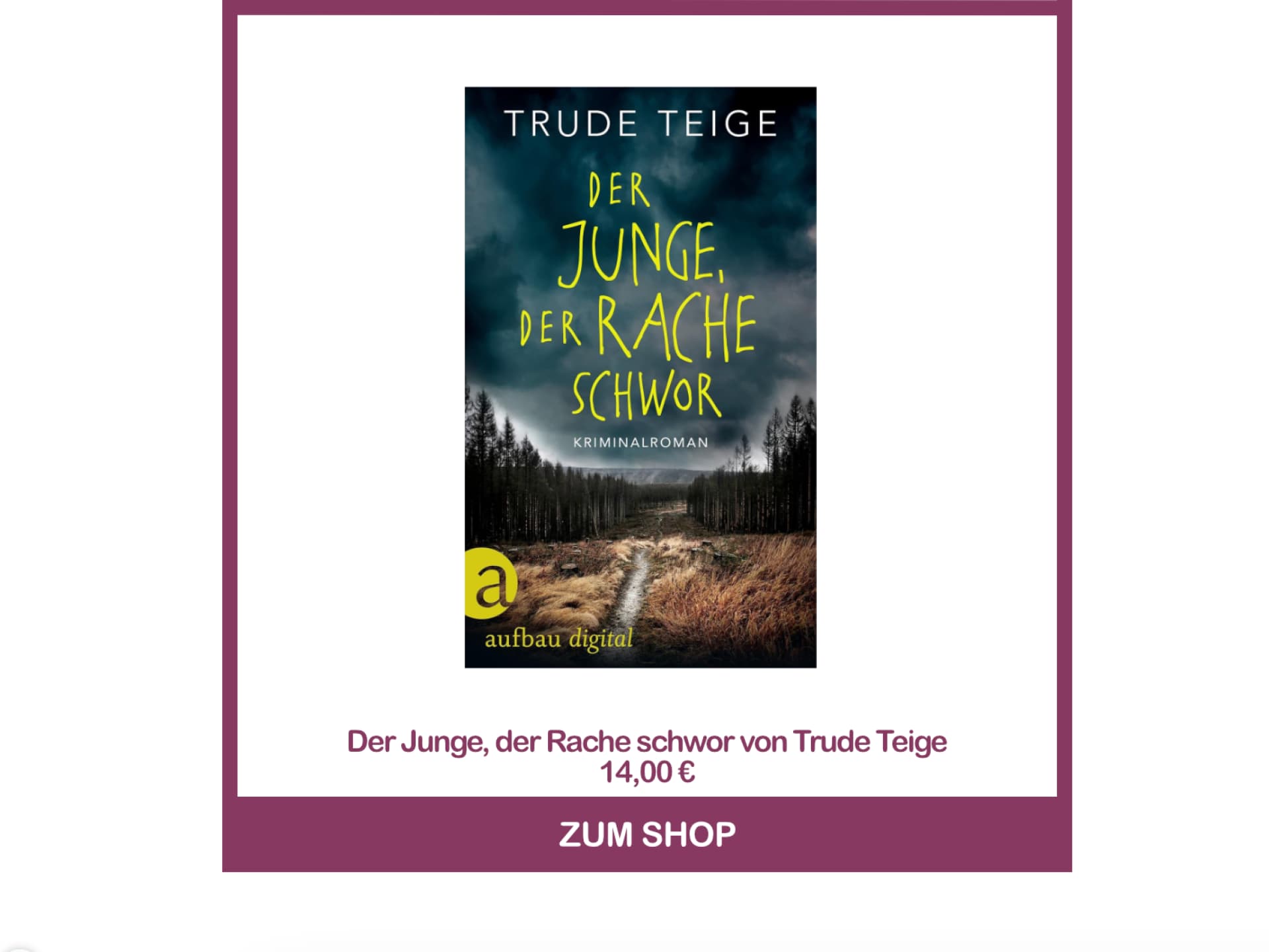 Norwegen-Krimi - Der Junge, der Rache schwor von Trude Teige