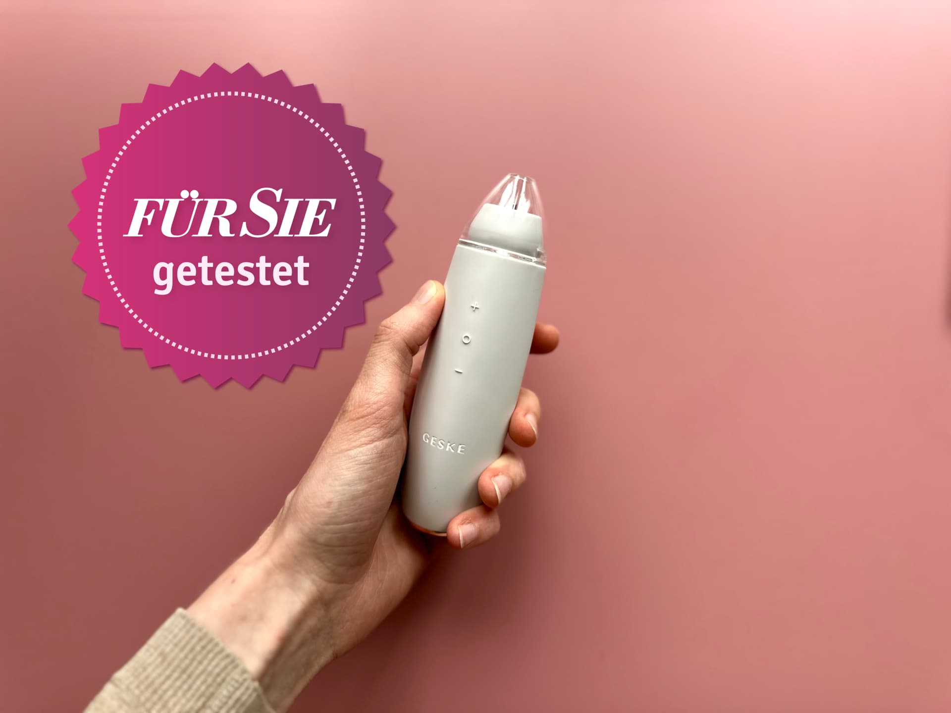 Ich teile meine Erfahrung mit dem Porenreiniger mit Ihnen
