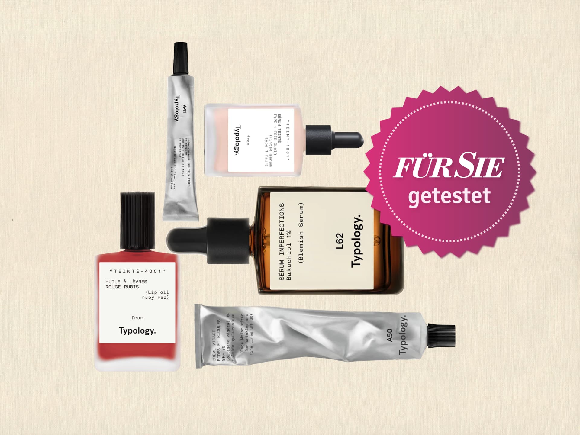 Produkte von Typology