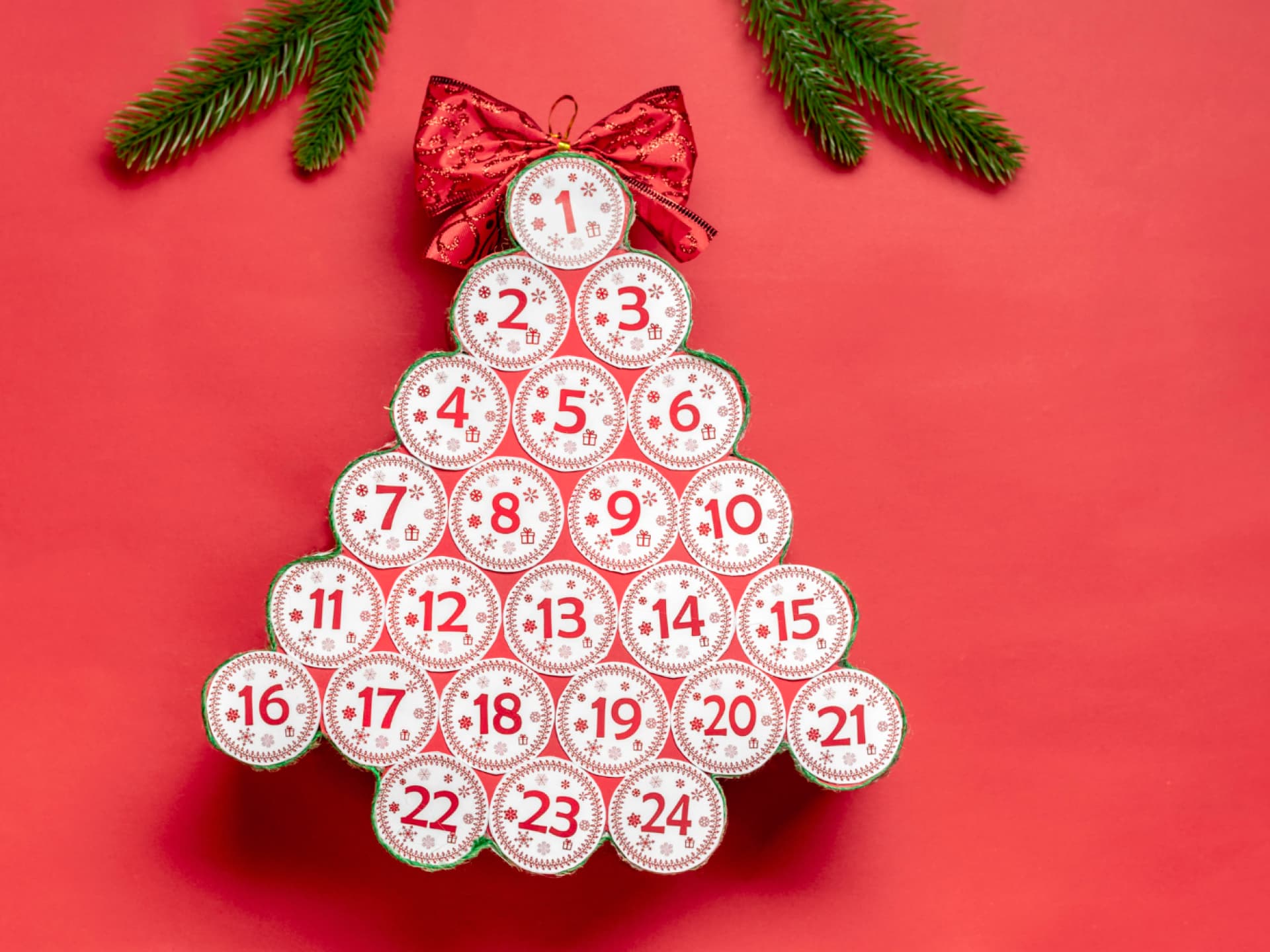 Adventskalender aus Klorollen