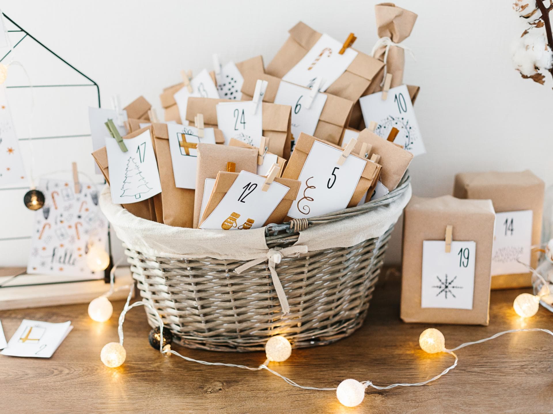 Selbst befüllter Adventskalender