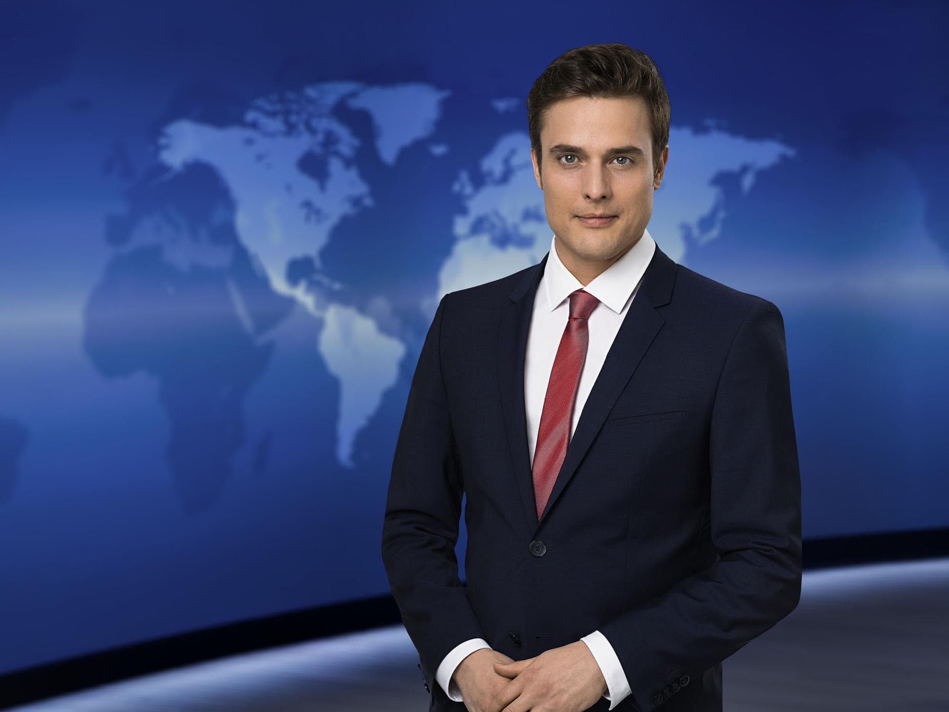 Constantin Schreiber moderiert die "Tagesschau"