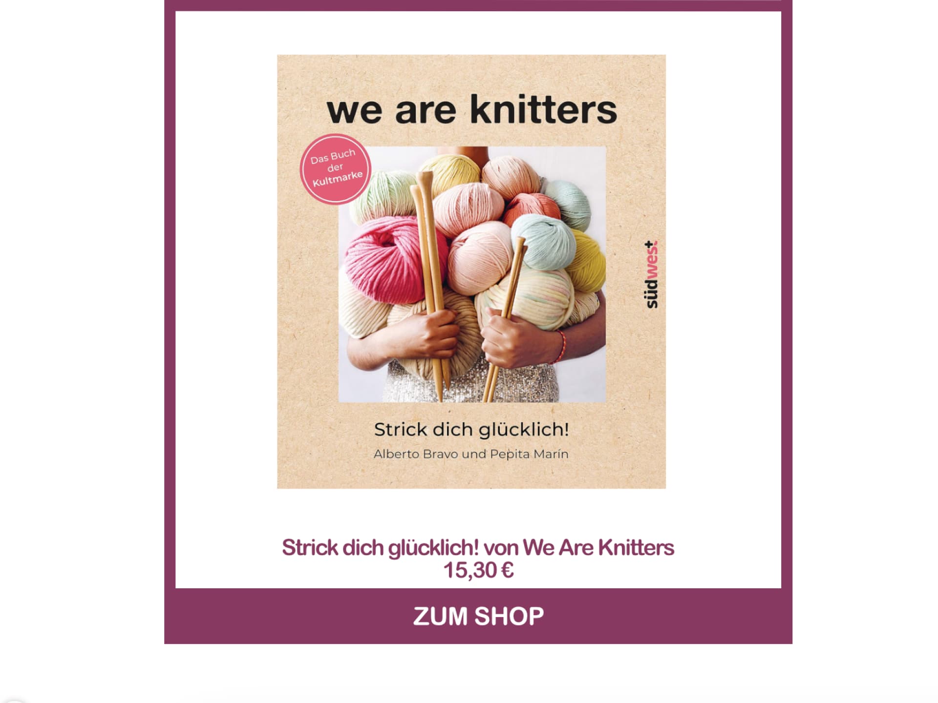 Die besten Strickbücher - Strick dich glücklich! von We Are Knitters